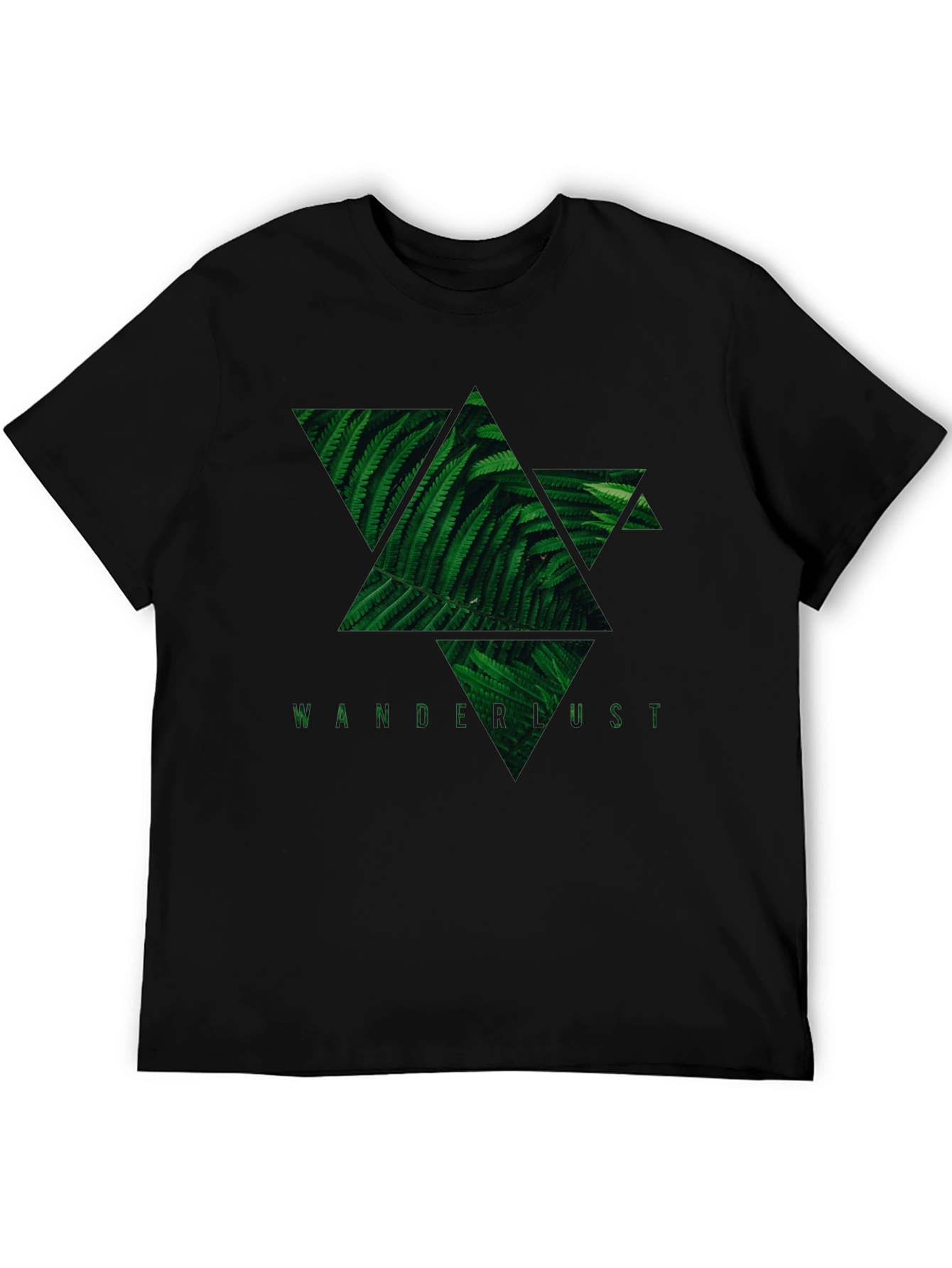 Fern Star Wanderlust Black T-Shirt