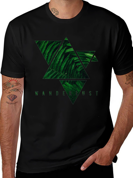 Fern Star Wanderlust Black T-Shirt