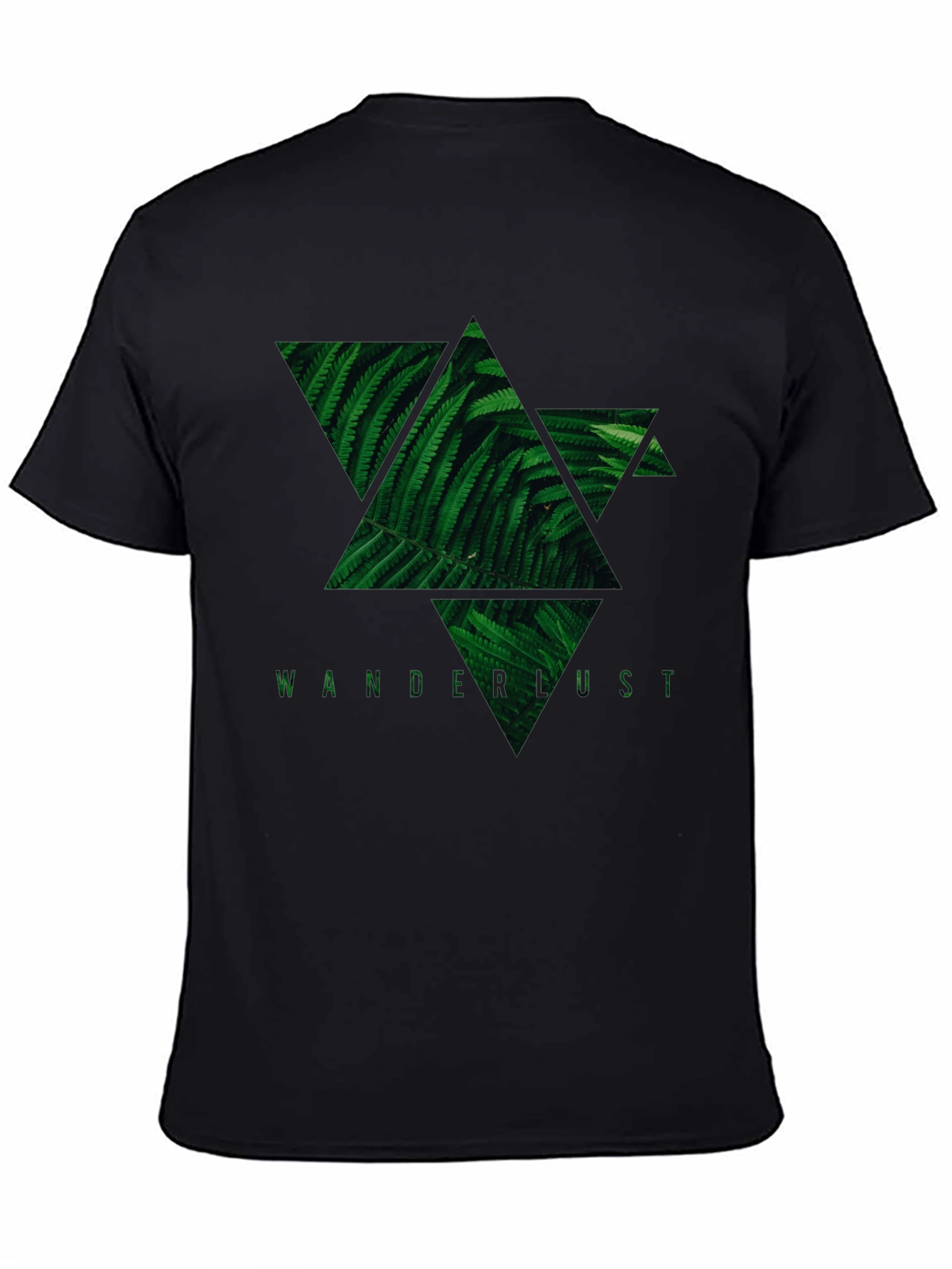 Fern Star Wanderlust Black T-Shirt
