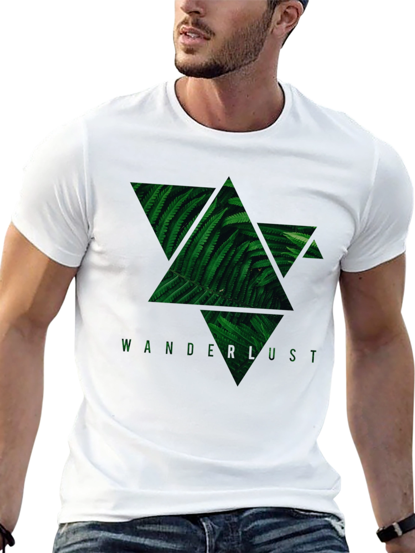 Fern Star Wanderlust Black T-Shirt