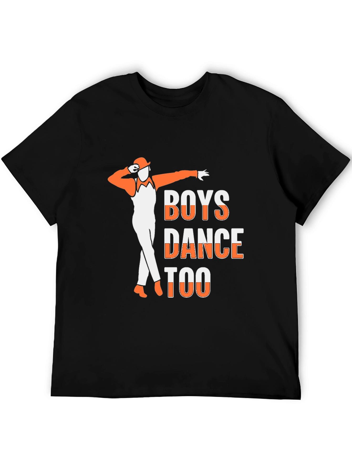 Boys Dance Too T-Shirt - Cool Graphic Tee