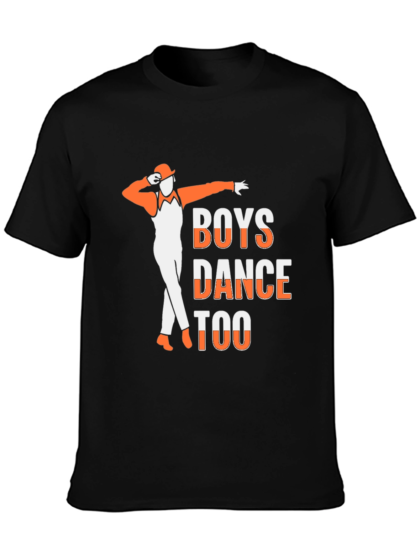 Boys Dance Too T-Shirt - Cool Graphic Tee
