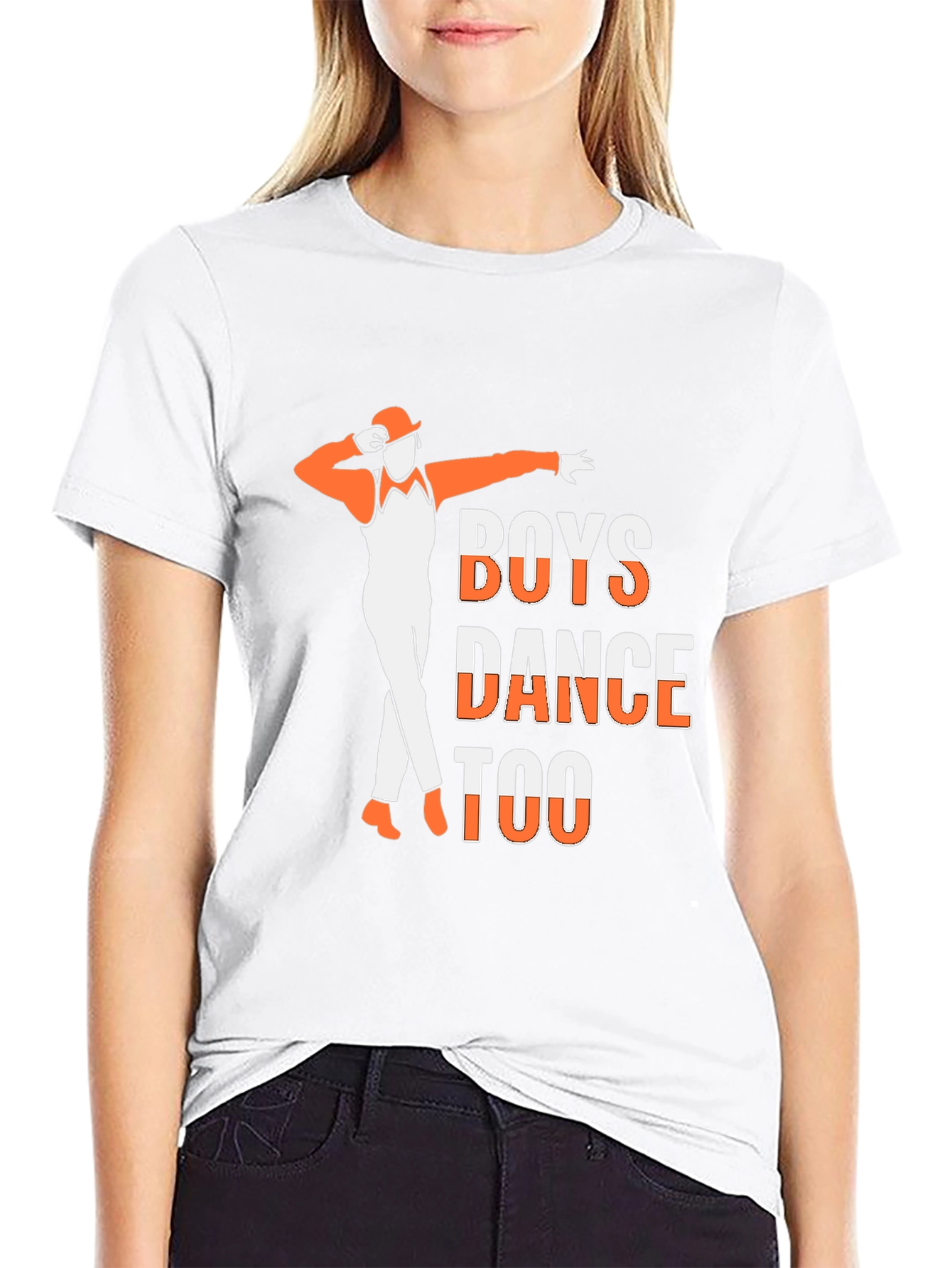 Boys Dance Too T-Shirt - Cool Graphic Tee