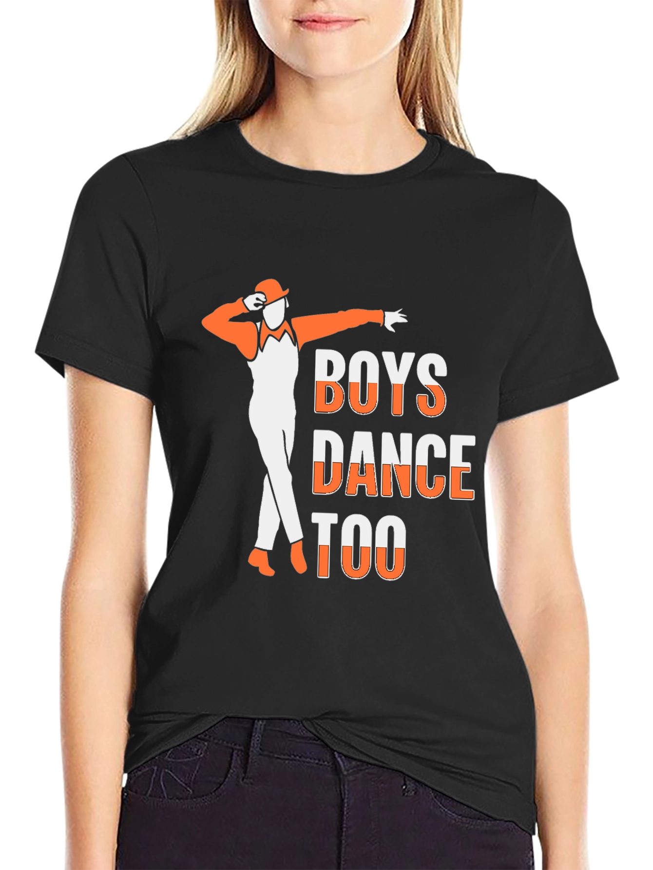 Boys Dance Too T-Shirt - Cool Graphic Tee