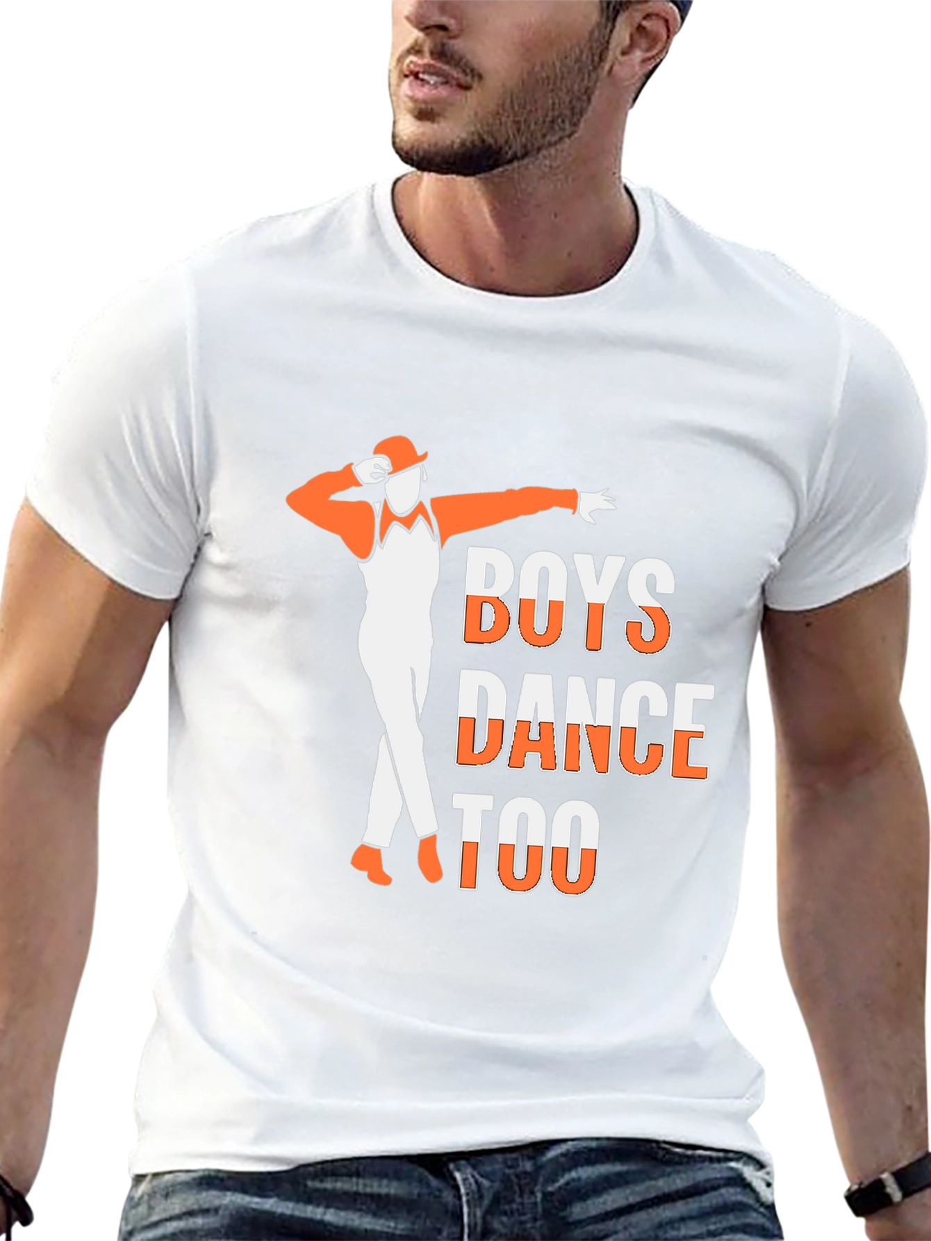 Boys Dance Too T-Shirt - Cool Graphic Tee