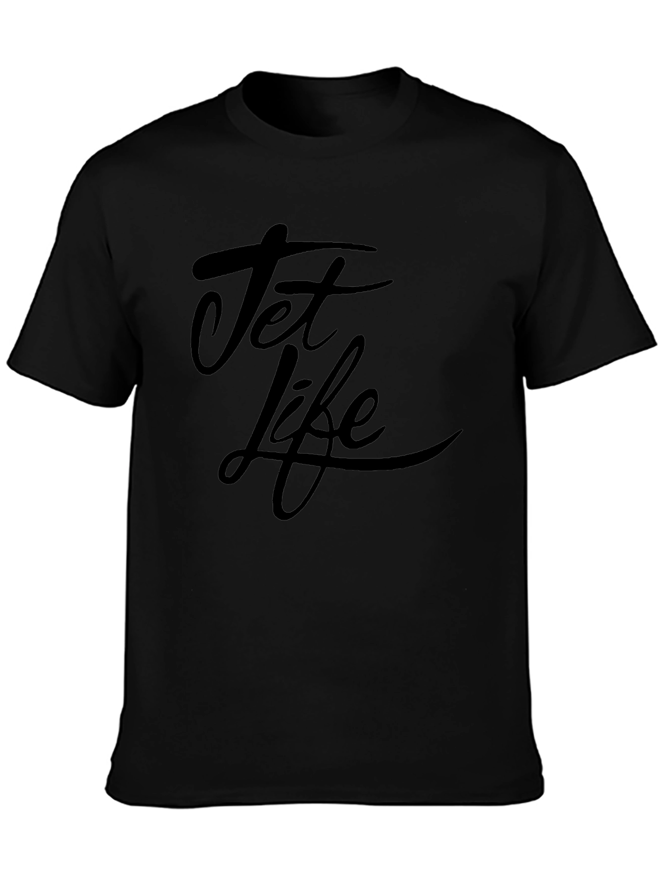 Jet Life Black T-Shirt - Casual Style