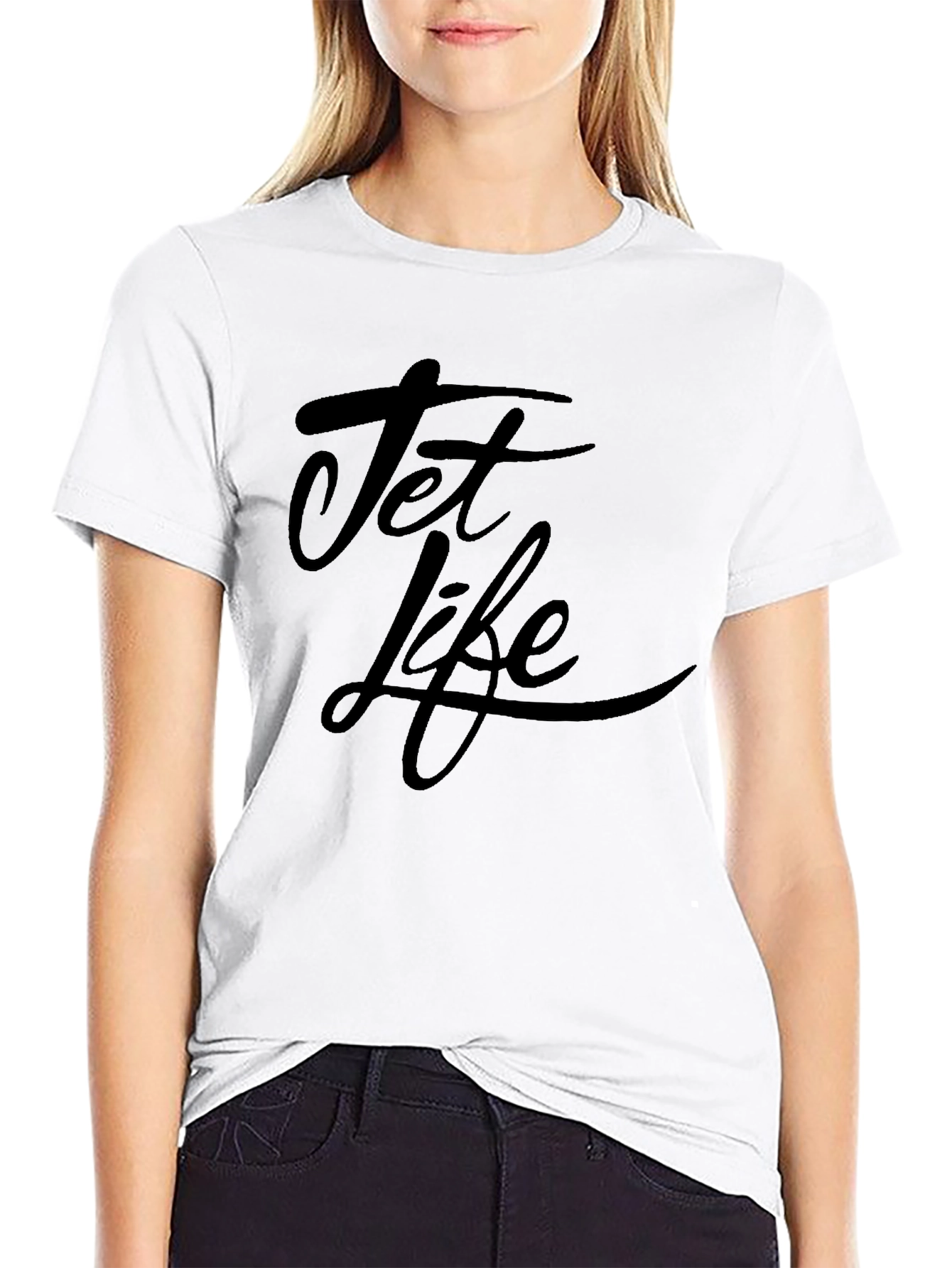 Jet Life Black T-Shirt - Casual Style