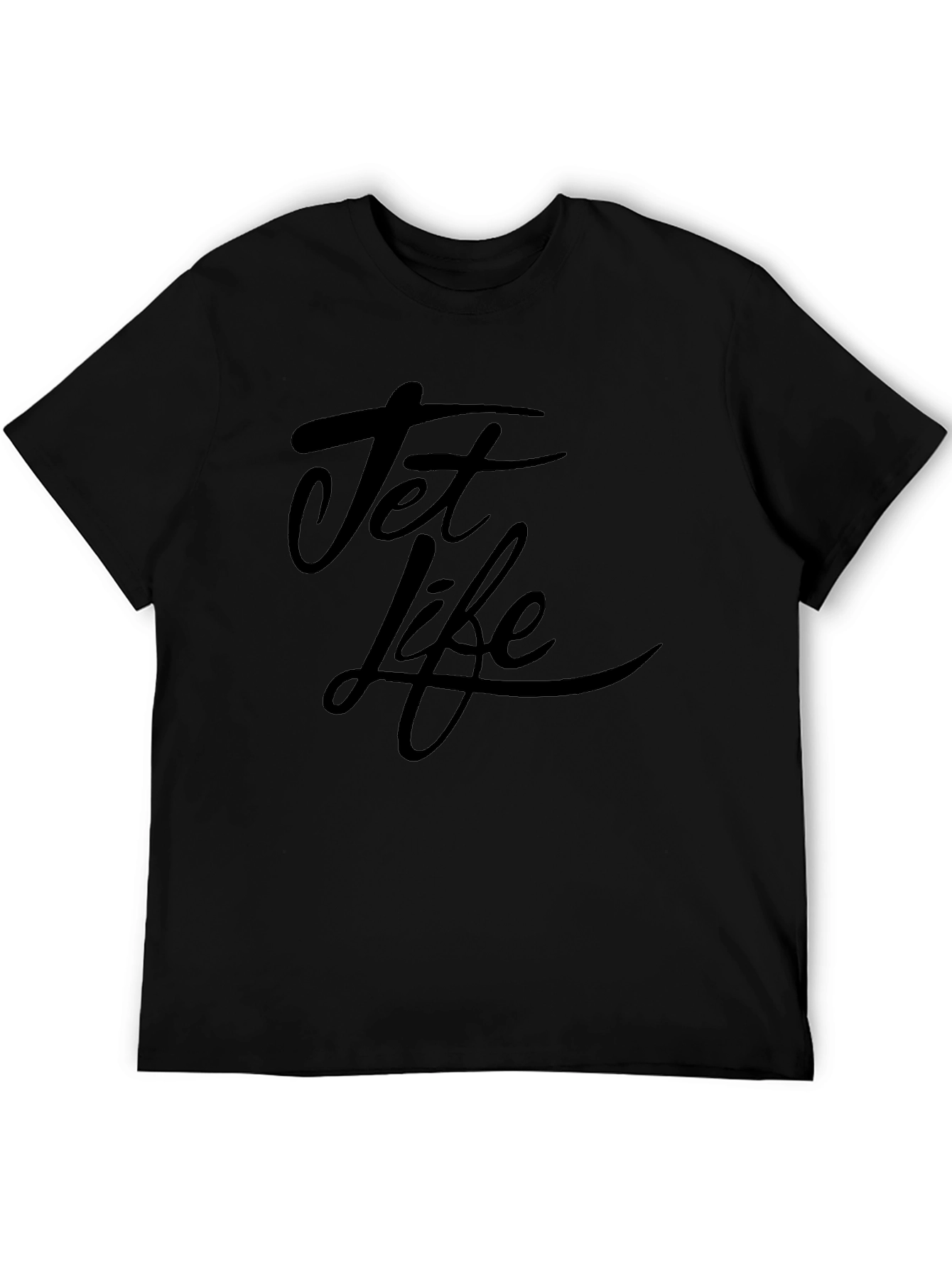 Jet Life Black T-Shirt - Casual Style