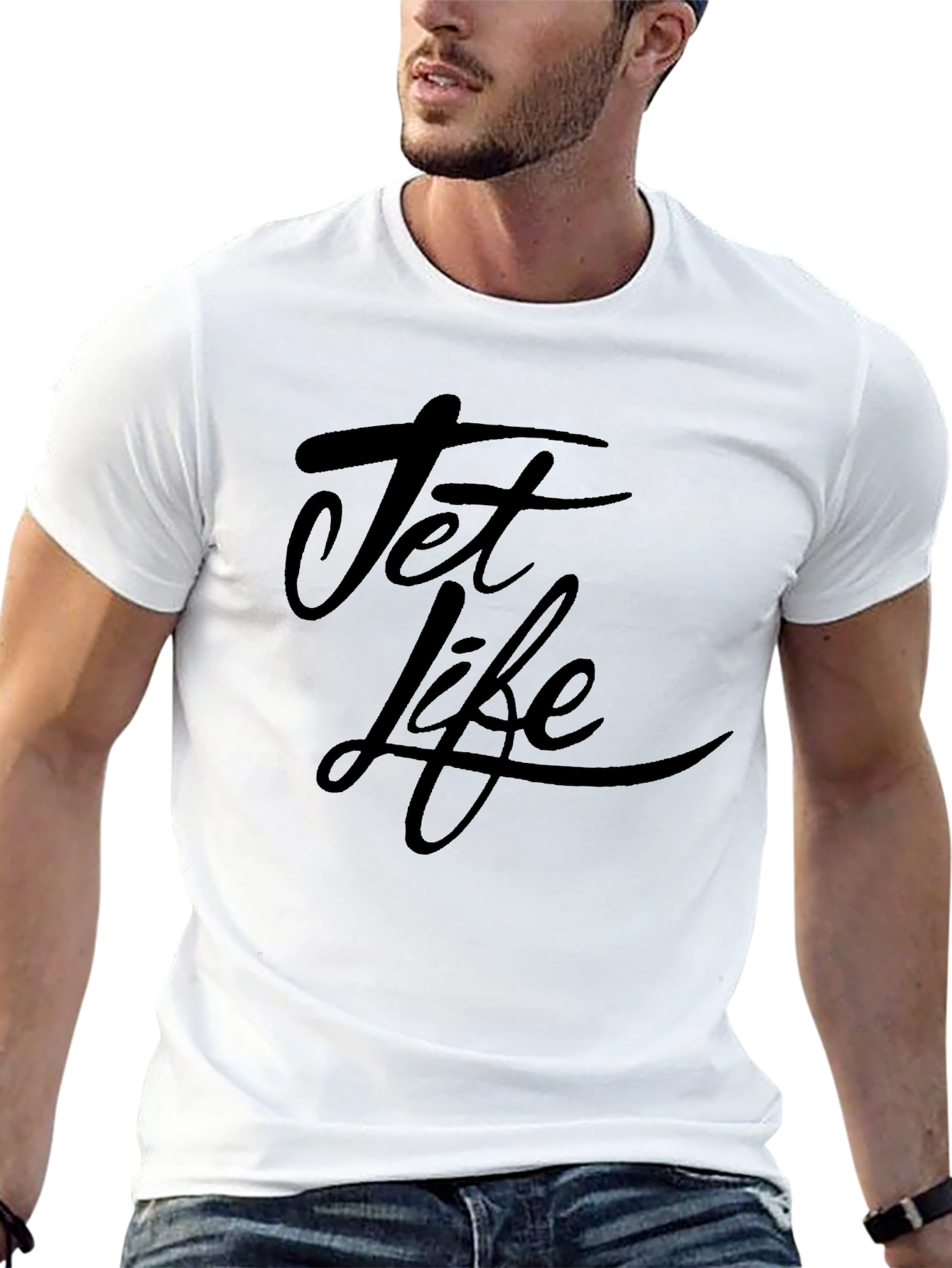 Jet Life Black T-Shirt - Casual Style