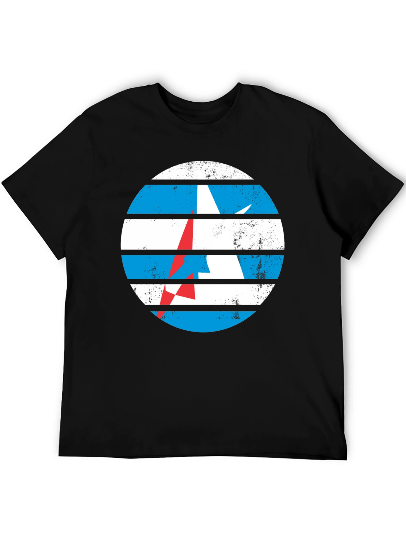 Retro Circle Graphic Tee - Classic Design