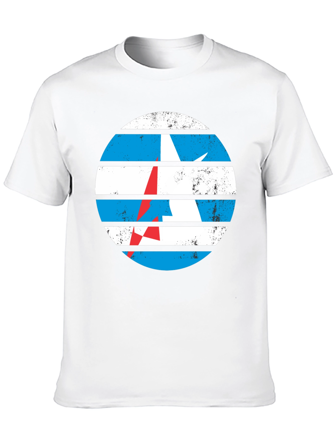 Retro Circle Graphic Tee - Classic Design