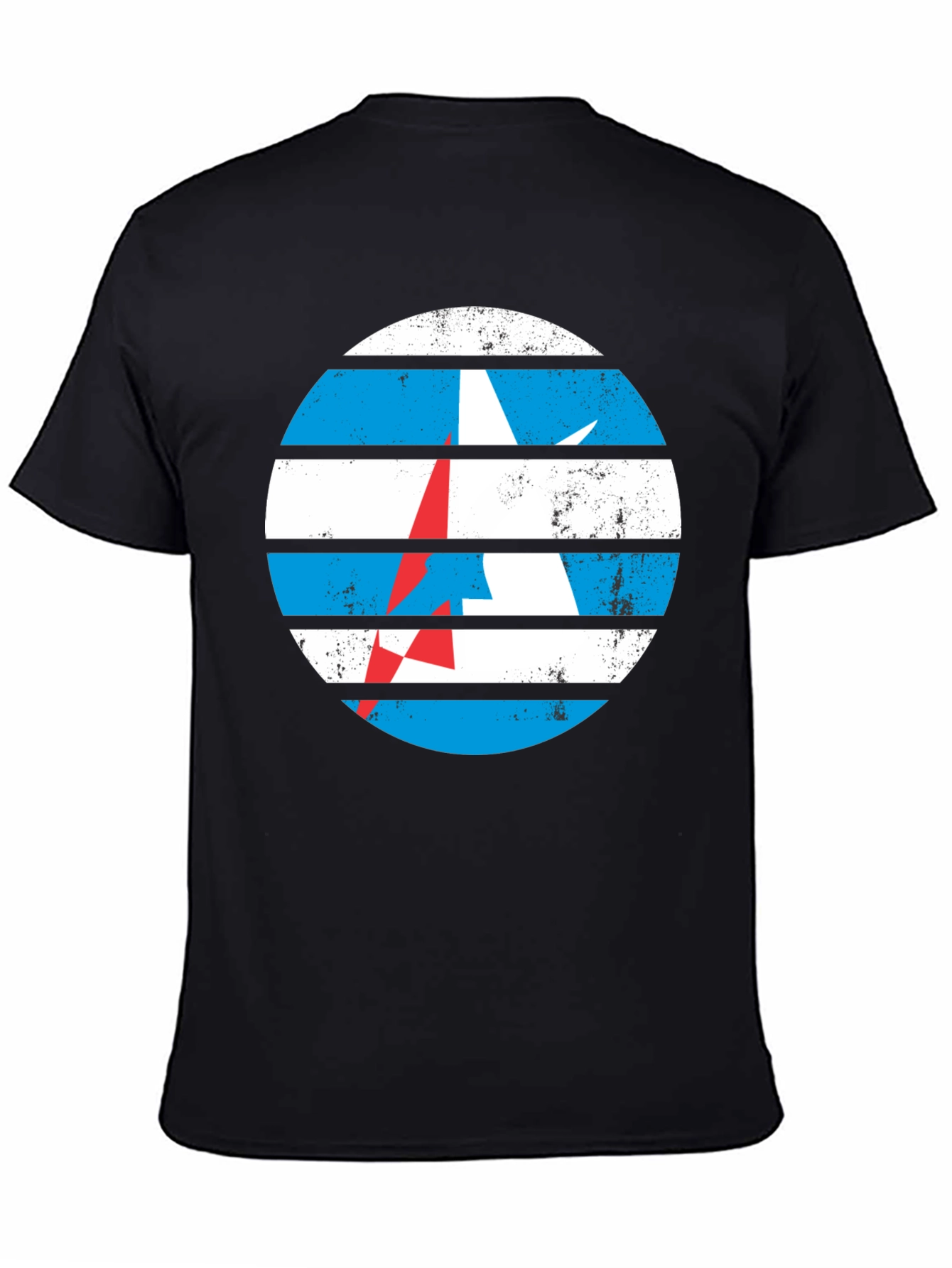 Retro Circle Graphic Tee - Classic Design
