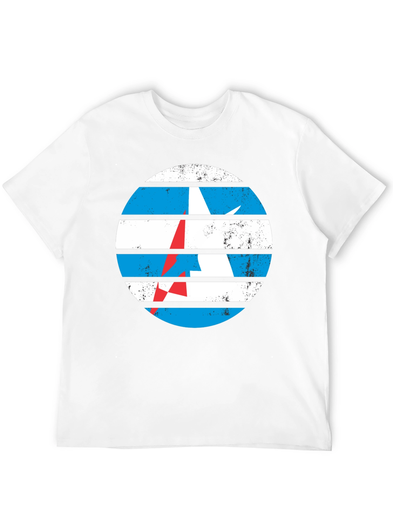 Retro Circle Graphic Tee - Classic Design