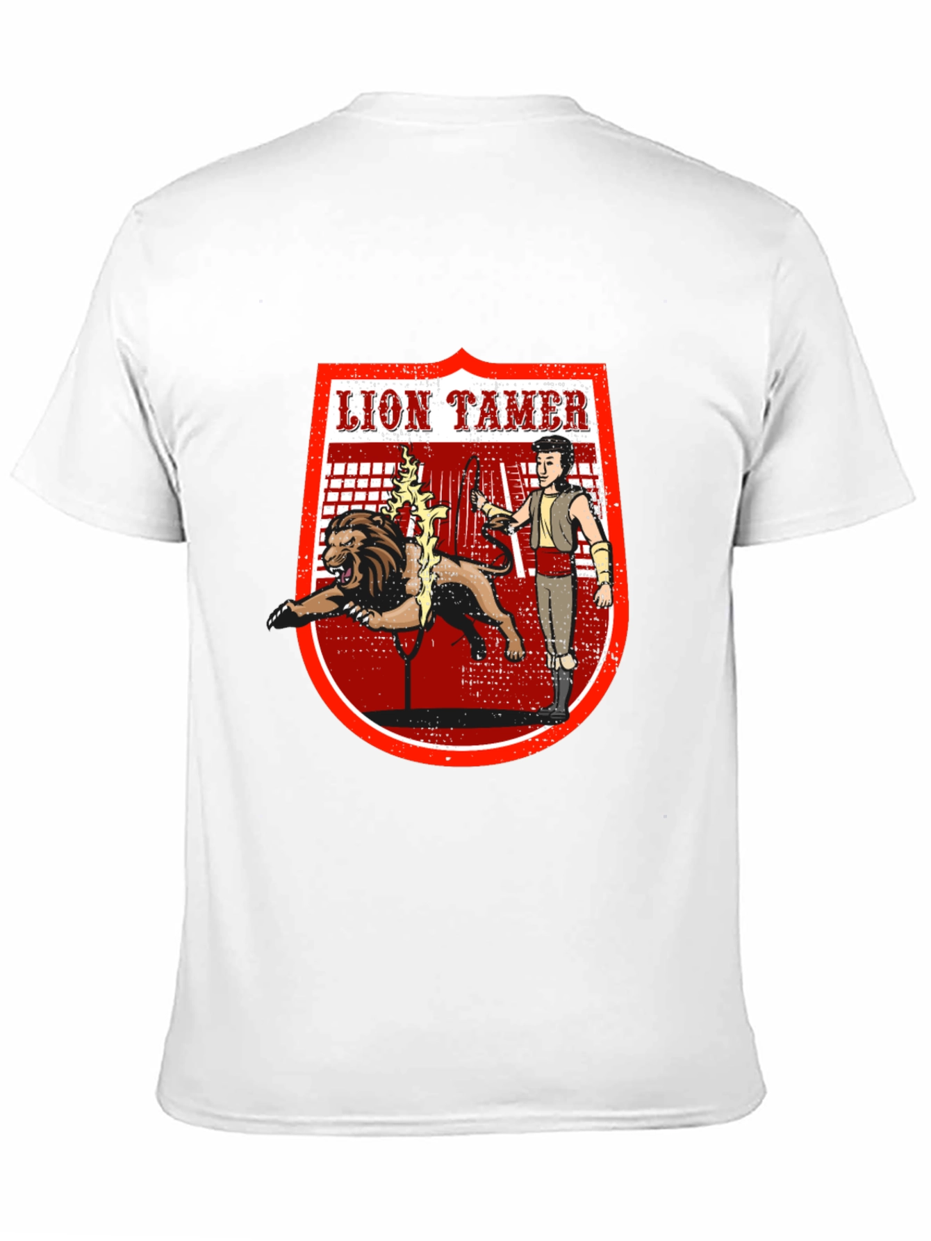 Lion Tamer Graphic T-Shirt - Circus Inspired Design