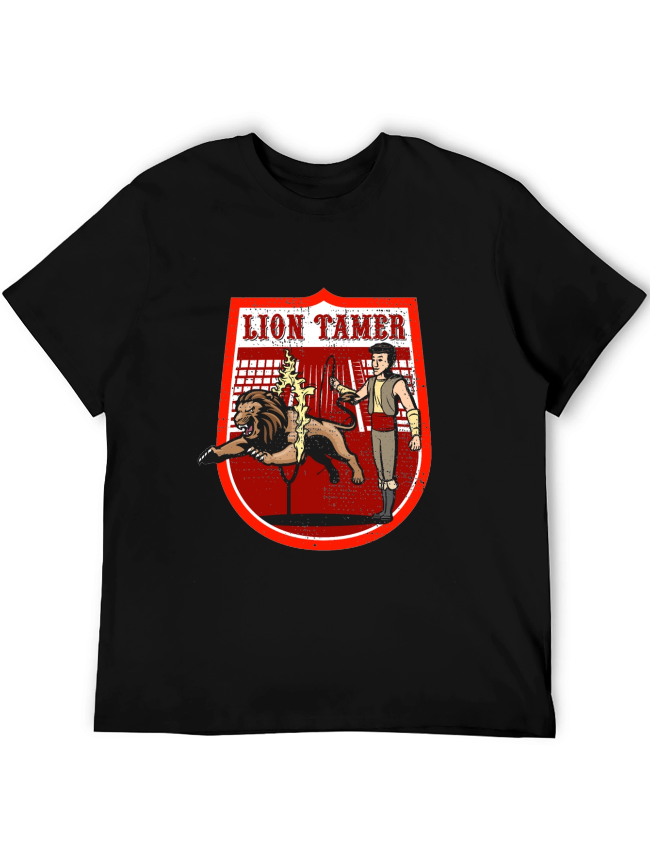 Lion Tamer Graphic T-Shirt - Circus Inspired Design