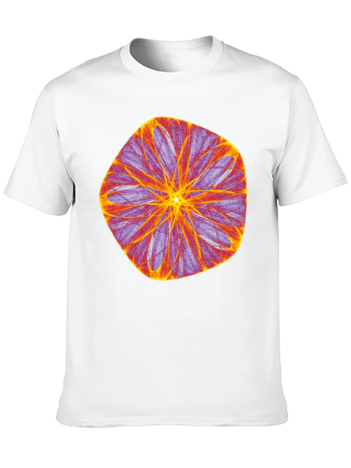 Abstract Geometric Graphic Black T-Shirt