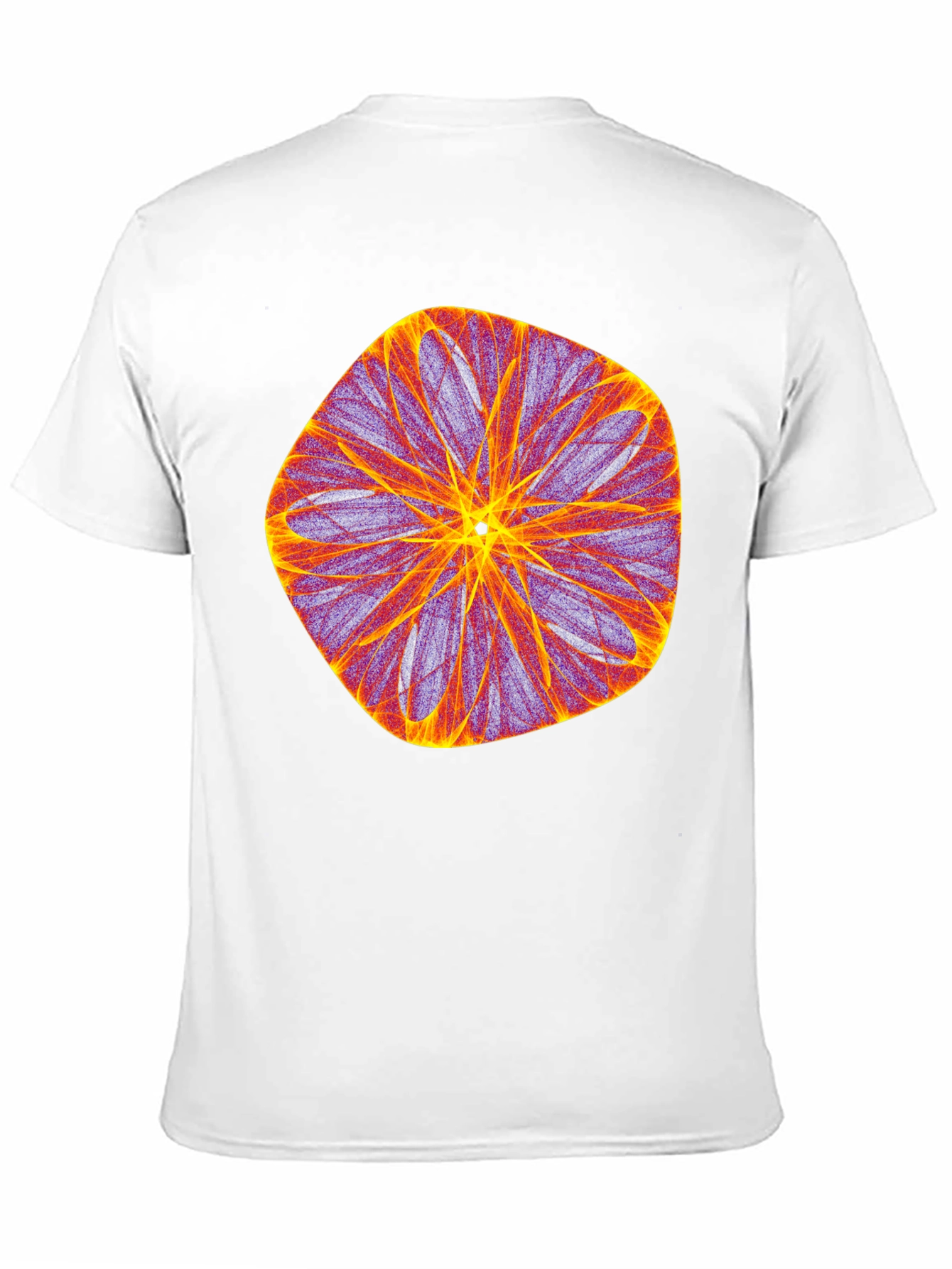Abstract Geometric Graphic Black T-Shirt