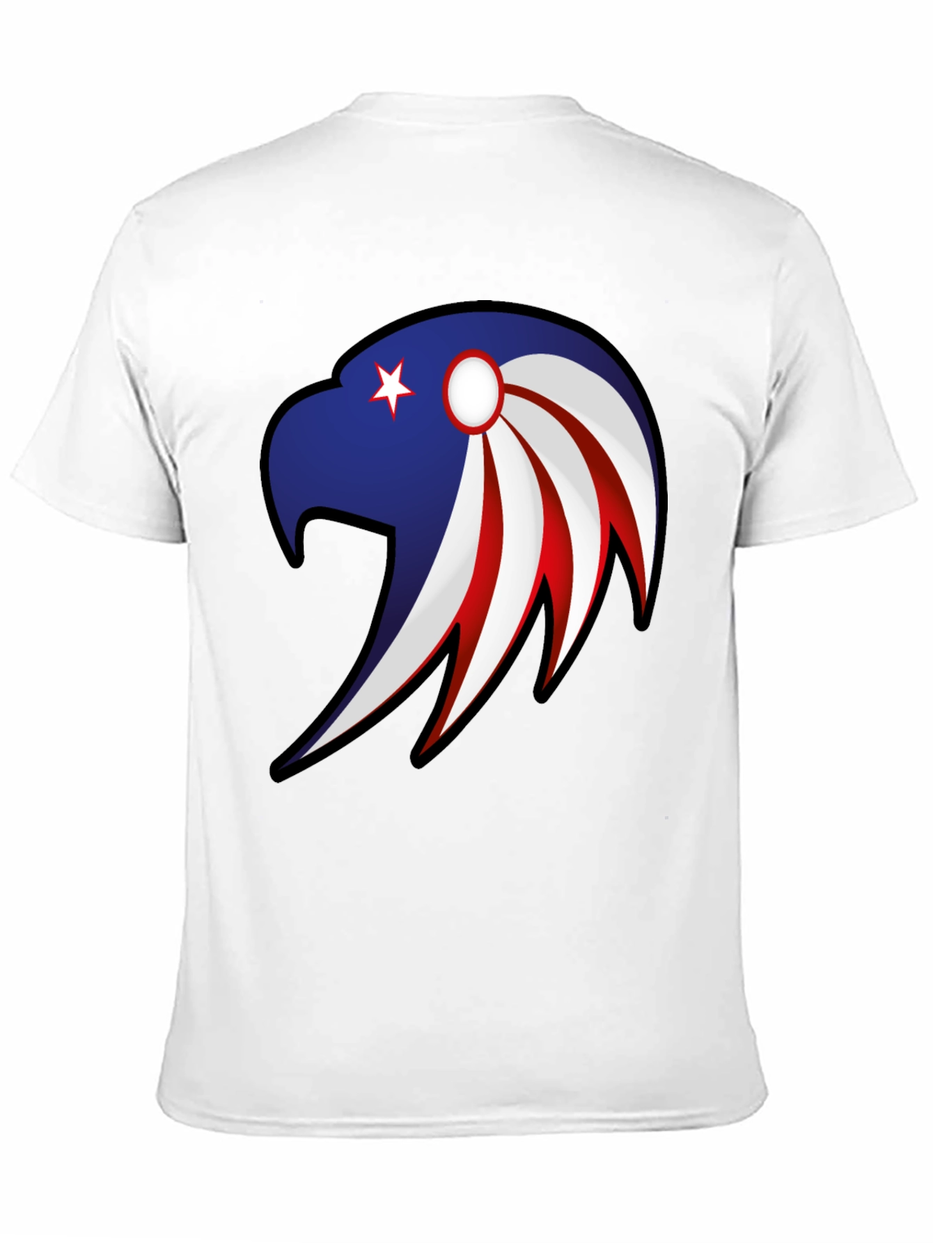 American Eagle Graphic Print T-Shirt - Patriotic Pride