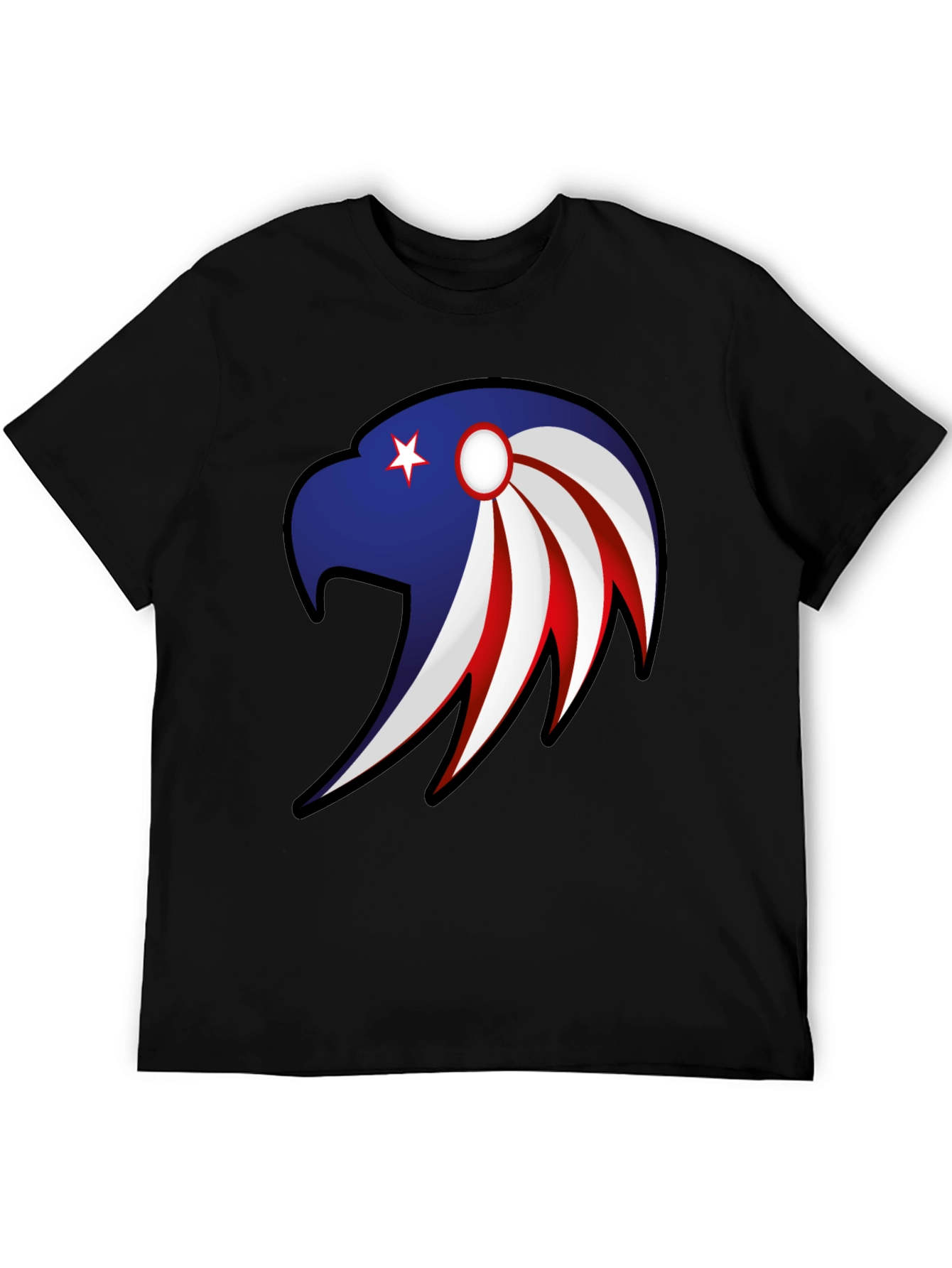 American Eagle Graphic Print T-Shirt - Patriotic Pride