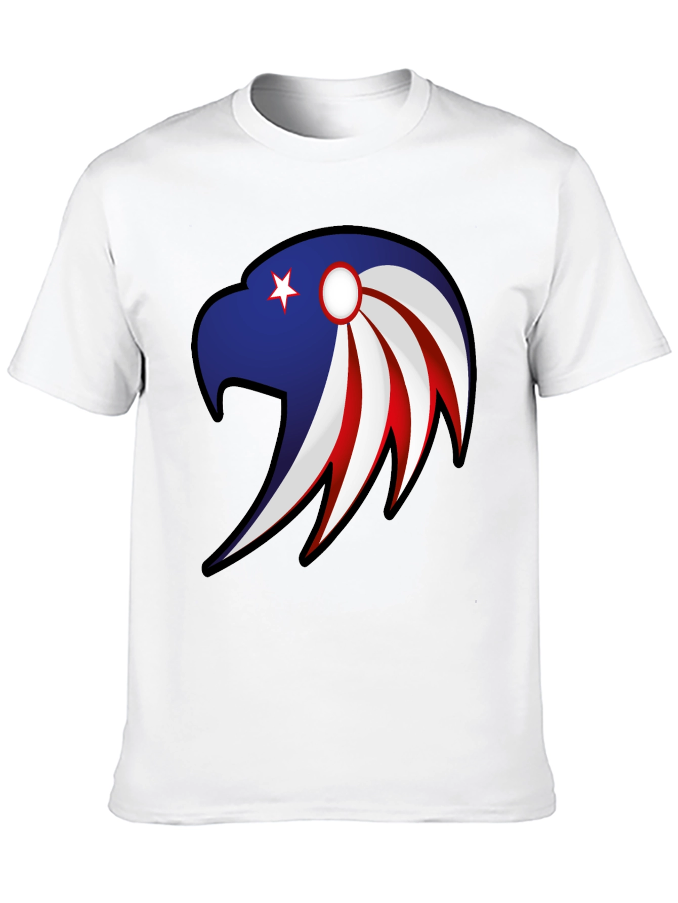 American Eagle Graphic Print T-Shirt - Patriotic Pride