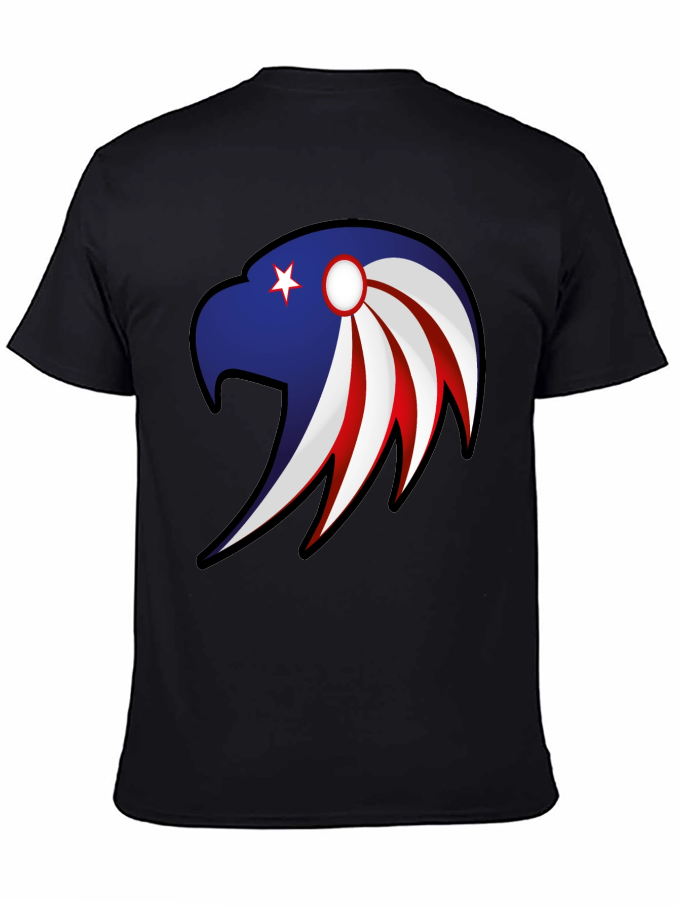 American Eagle Graphic Print T-Shirt - Patriotic Pride