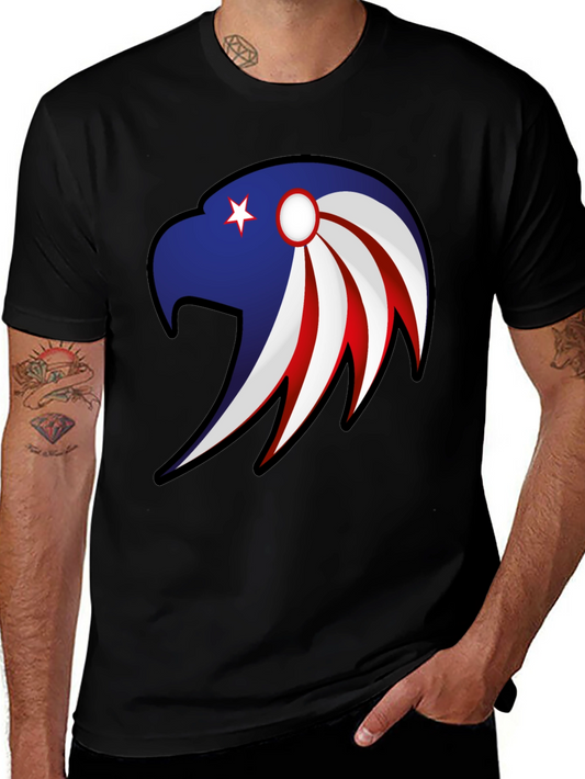 American Eagle Graphic Print T-Shirt - Patriotic Pride