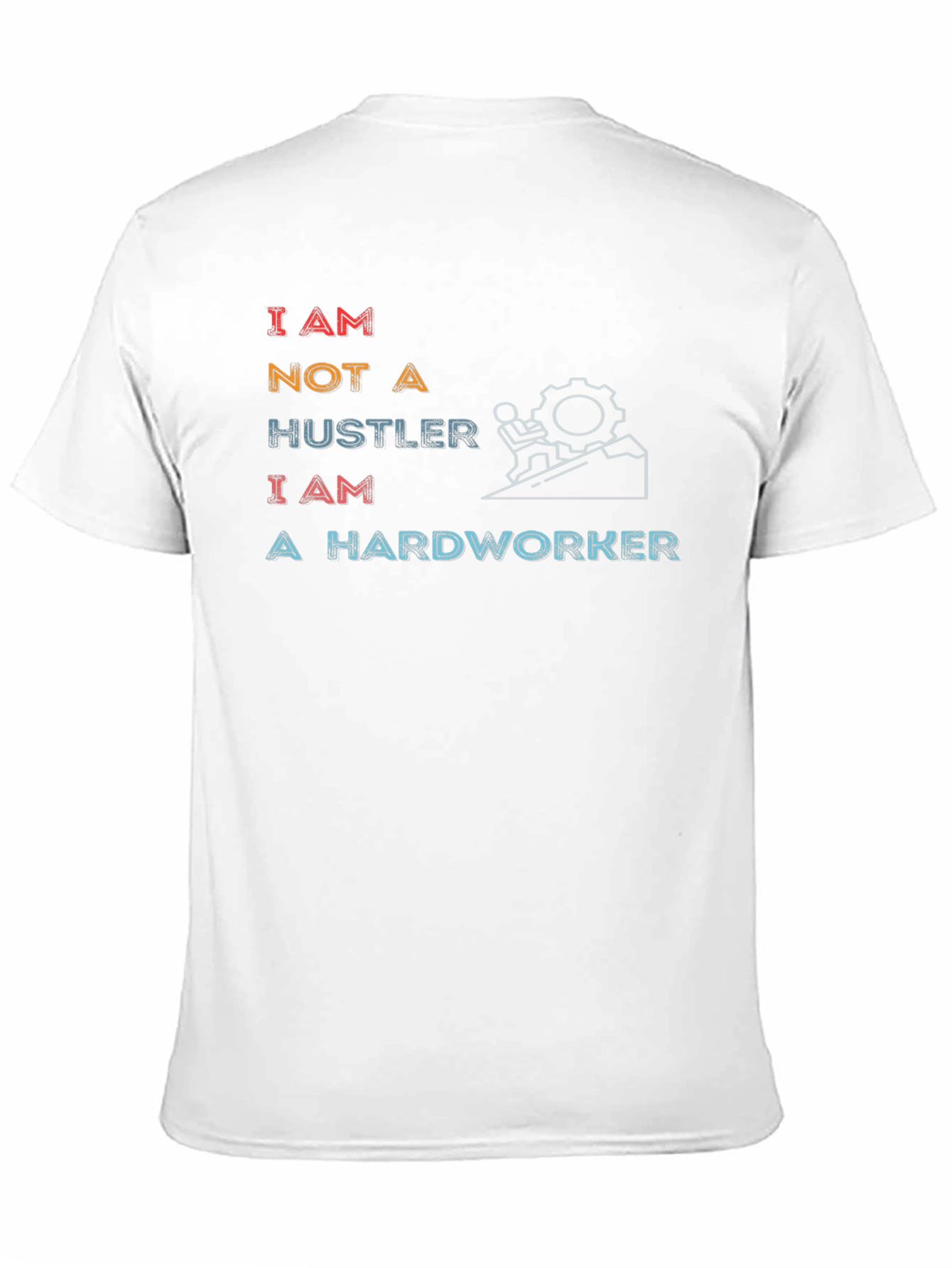 Hardworker Graphic Tee - Motivational Black T-Shirt