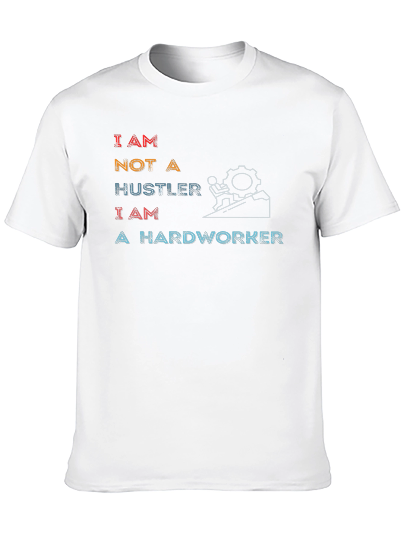 Hardworker Graphic Tee - Motivational Black T-Shirt