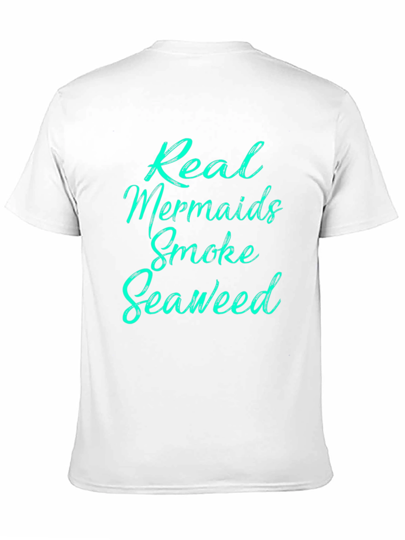 Real Mermaids Smoke Seaweed Black T-Shirt