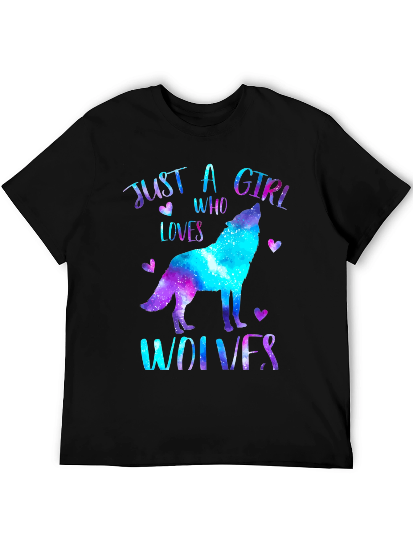Just A Girl Who Loves Wolves T-Shirt