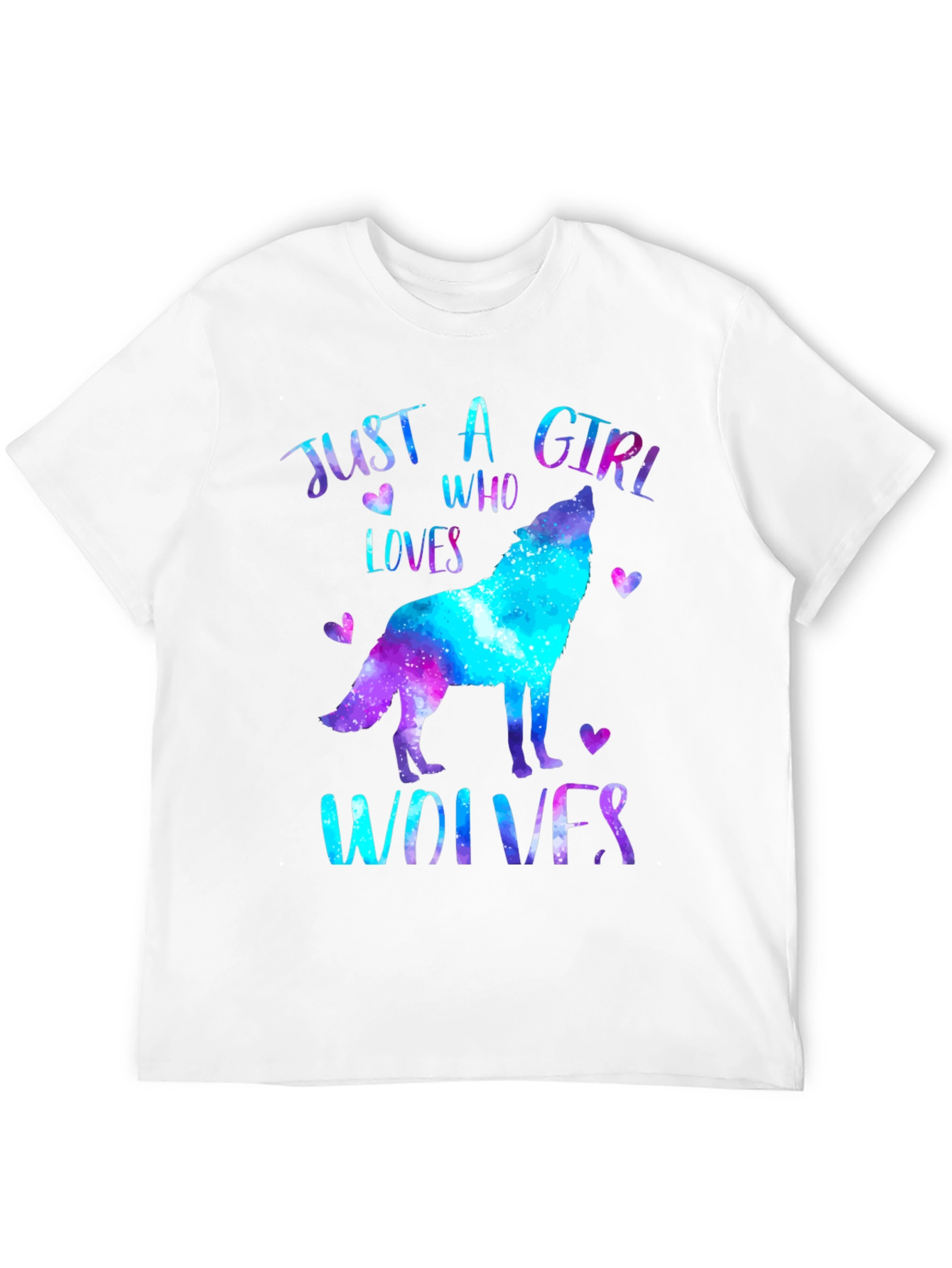 Just A Girl Who Loves Wolves T-Shirt