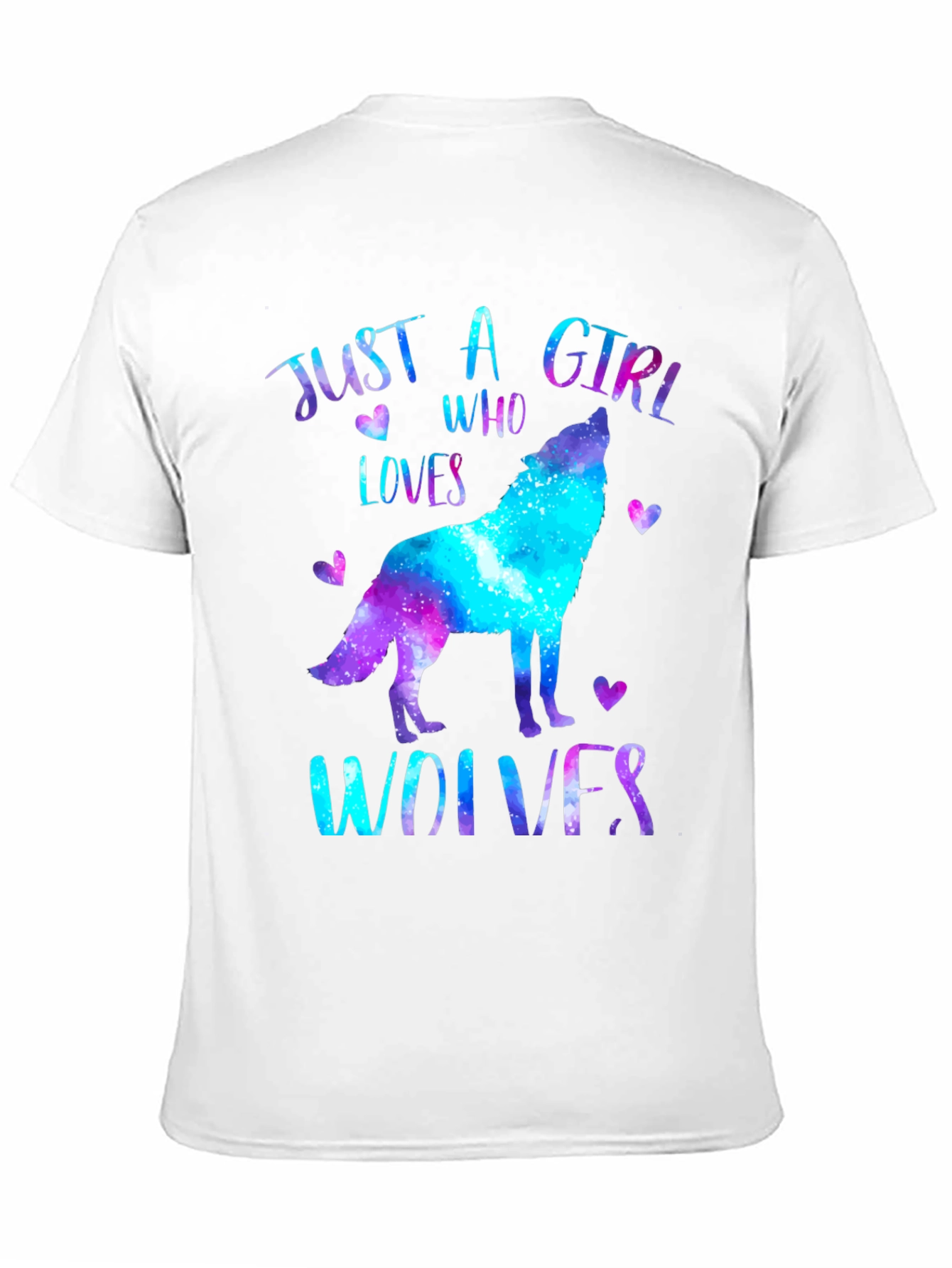 Just A Girl Who Loves Wolves T-Shirt
