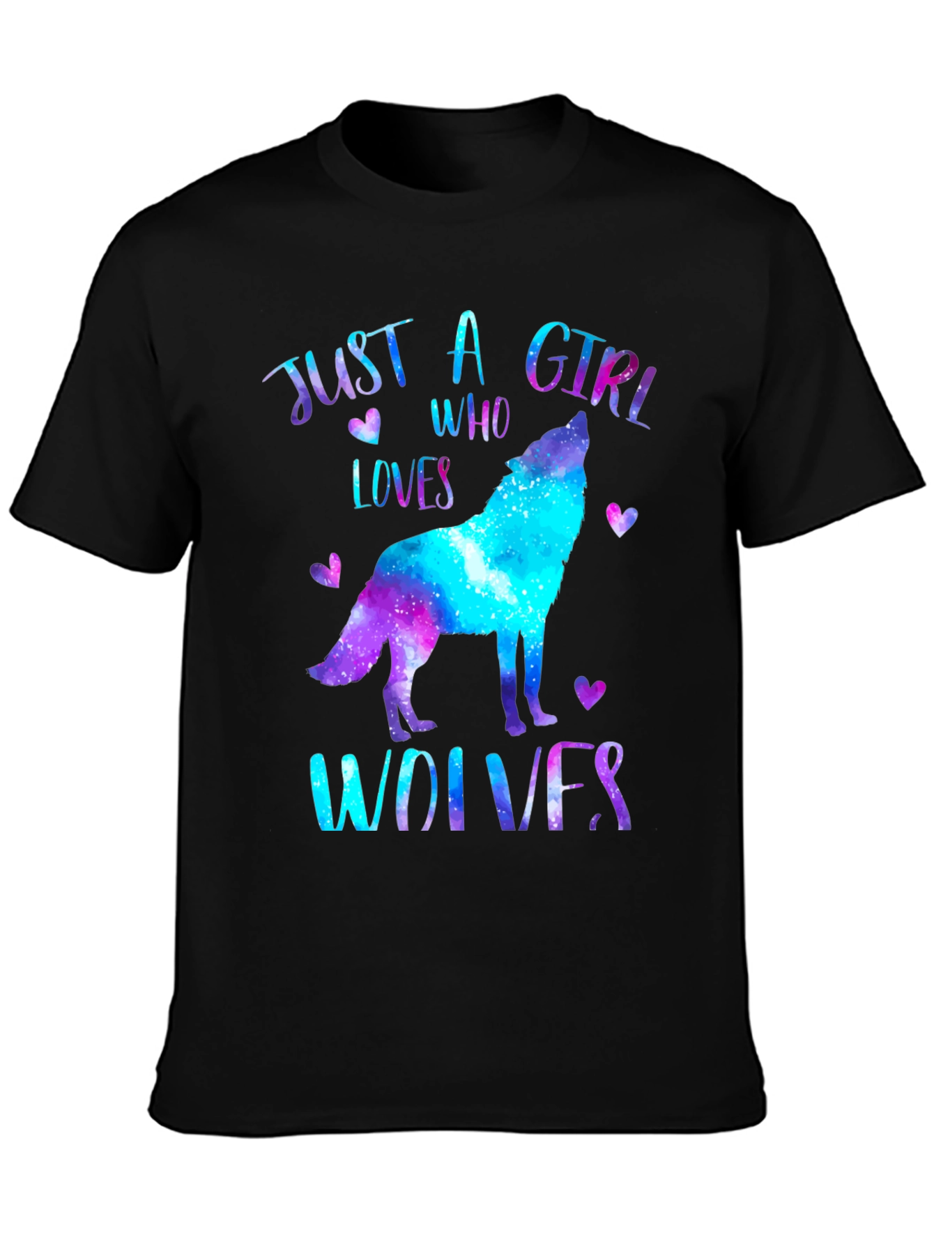 Just A Girl Who Loves Wolves T-Shirt