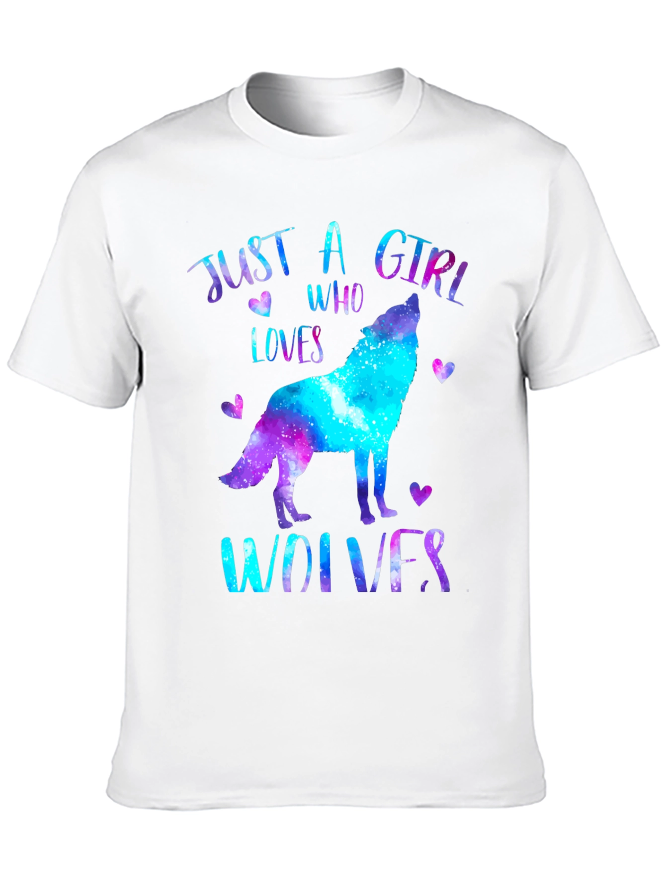Just A Girl Who Loves Wolves T-Shirt