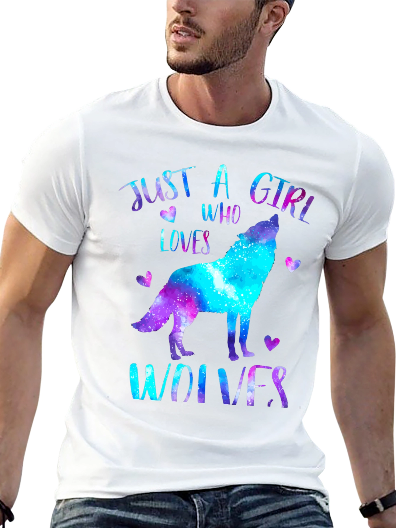Just A Girl Who Loves Wolves T-Shirt