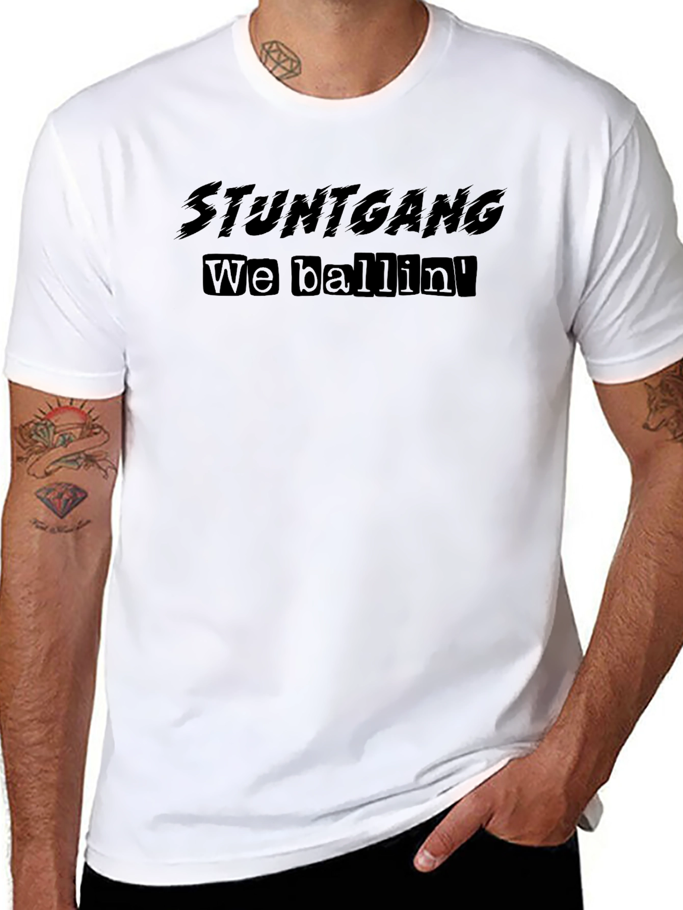 Stuntgang We Ballin Black Graphic T-Shirt