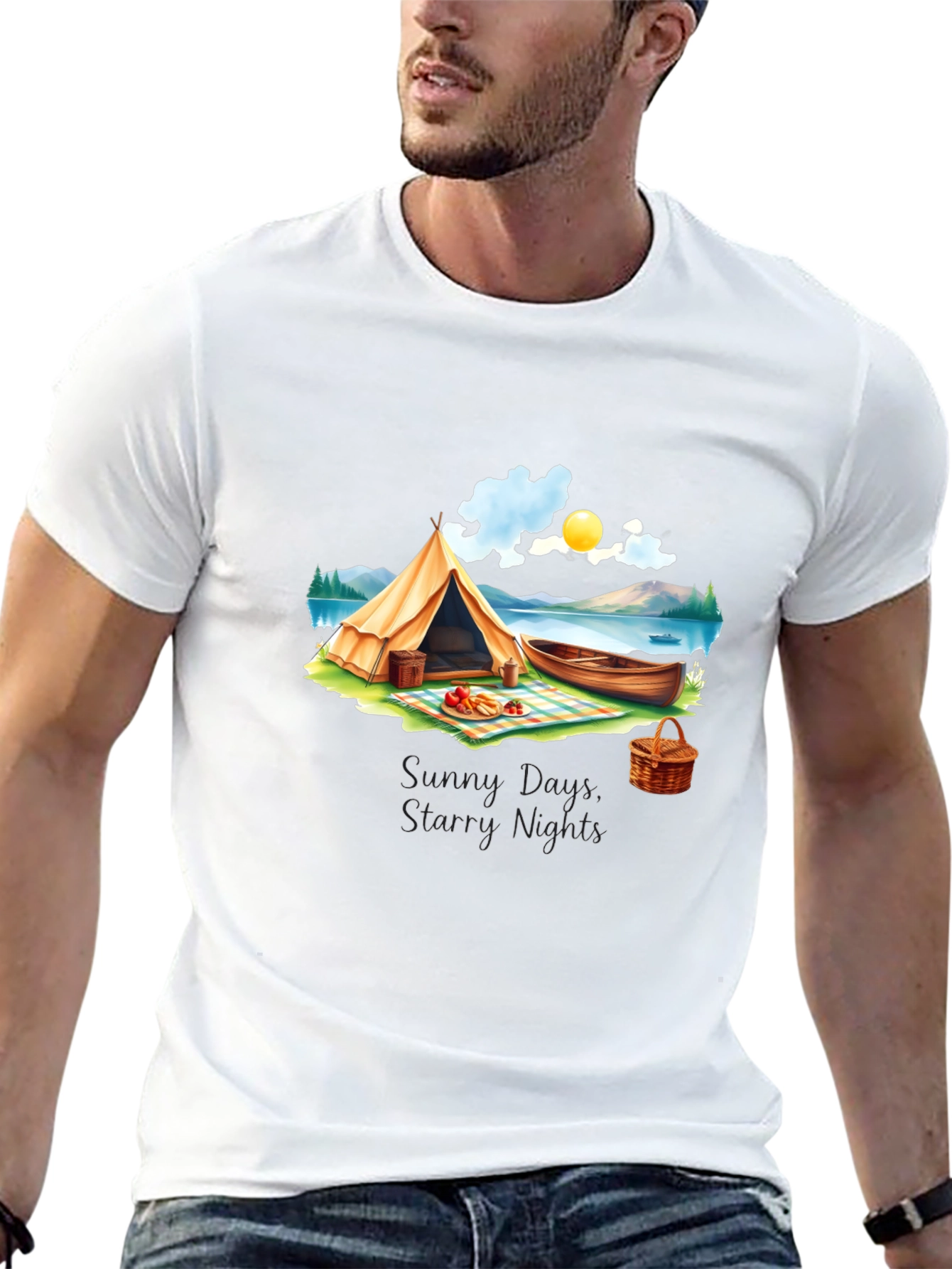 Camping Adventure Graphic Tee