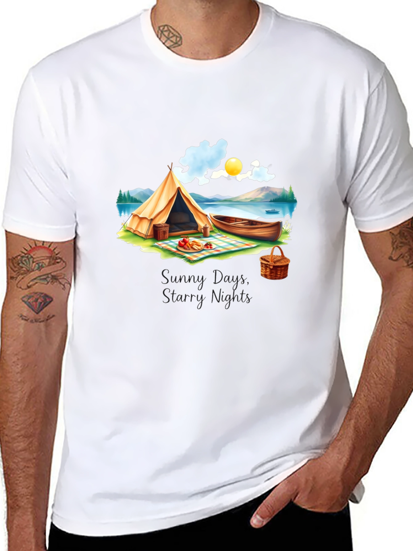 Camping Adventure Graphic Tee