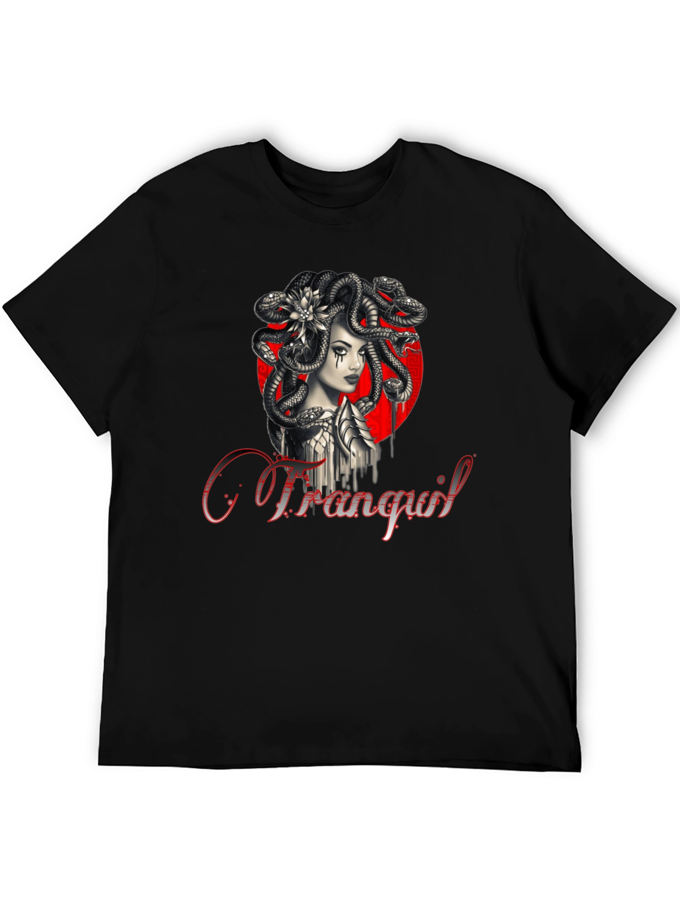 Medusa Graphic T-Shirt - Tranquil Design