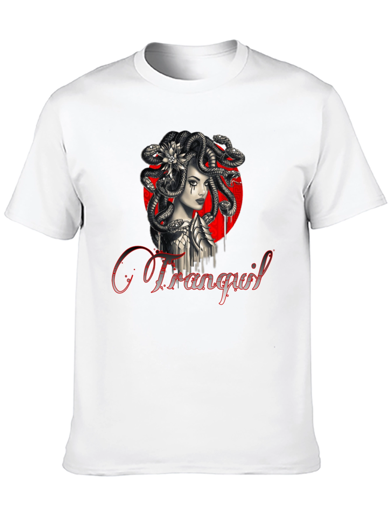 Medusa Graphic T-Shirt - Tranquil Design