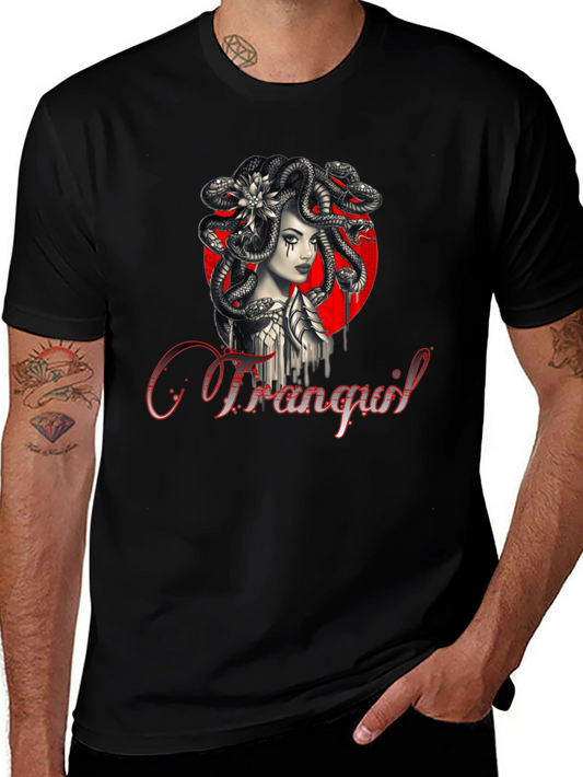 Medusa Graphic T-Shirt - Tranquil Design