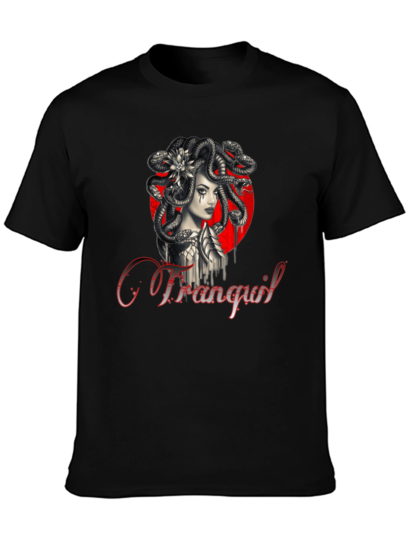 Medusa Graphic T-Shirt - Tranquil Design