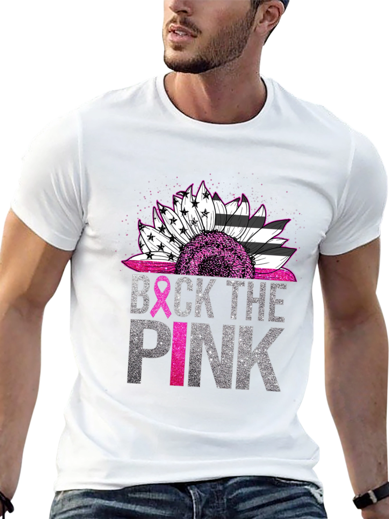Back the Pink Breast Cancer Awareness T-Shirt