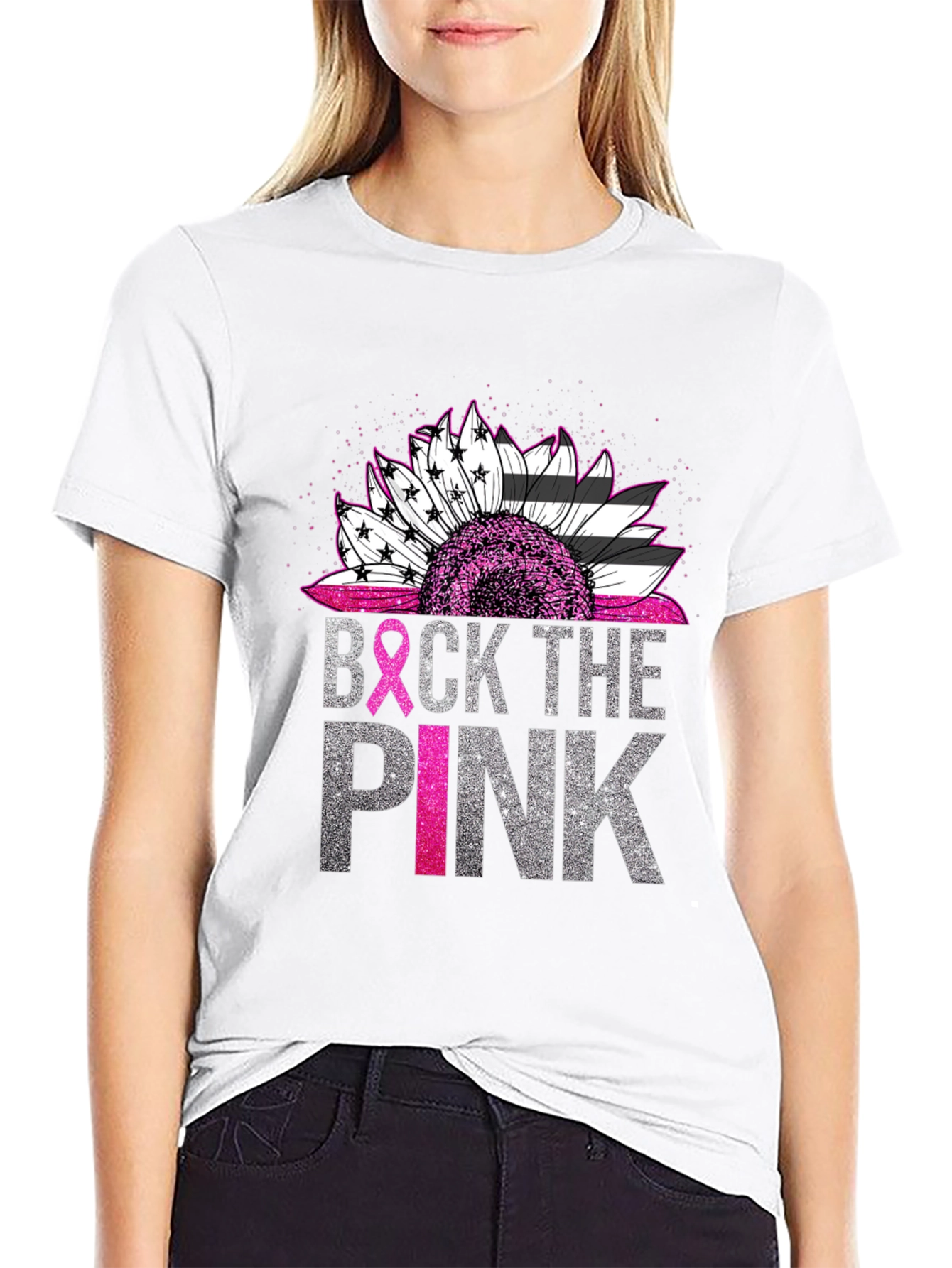 Back the Pink Breast Cancer Awareness T-Shirt