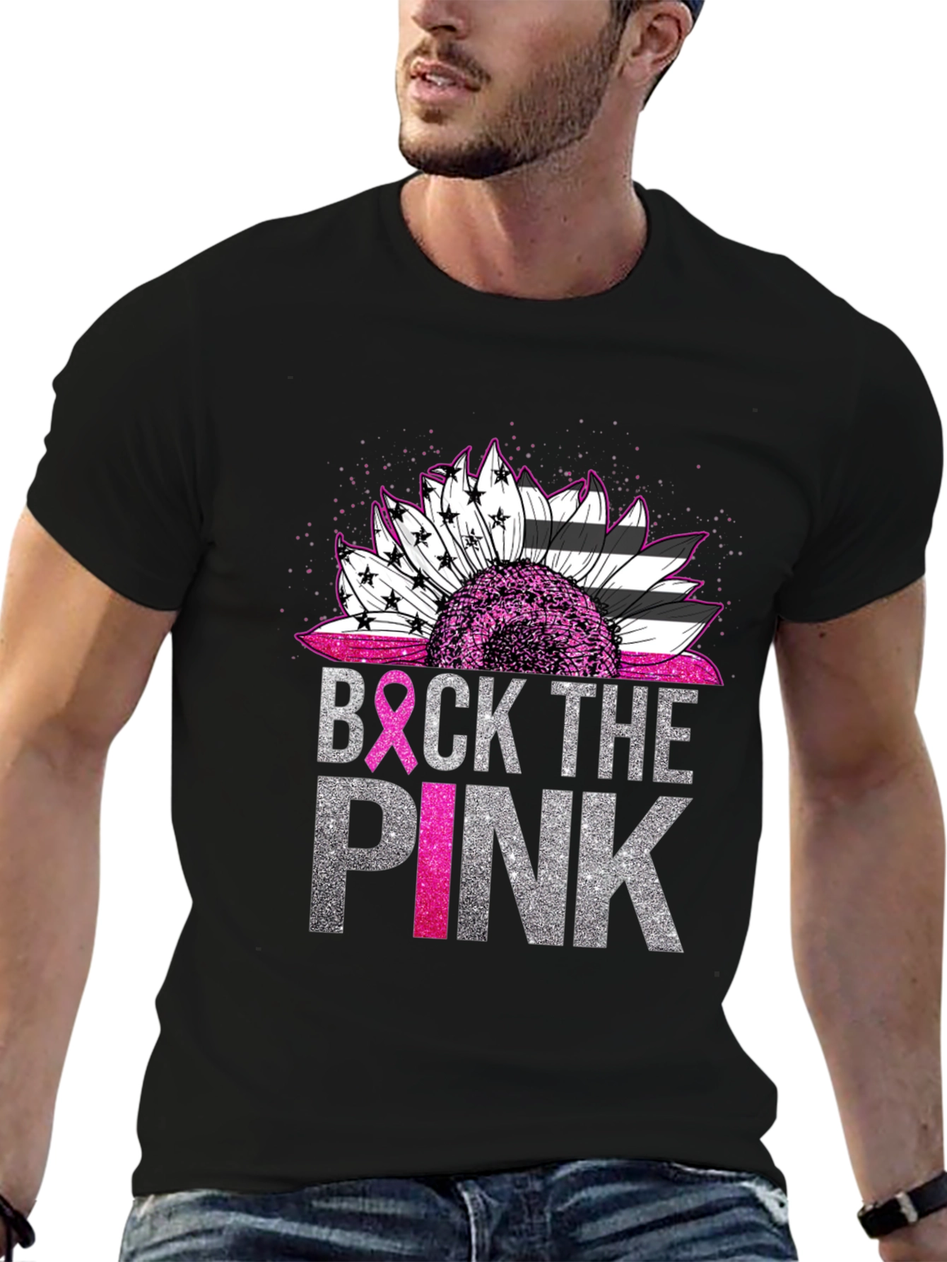 Back the Pink Breast Cancer Awareness T-Shirt