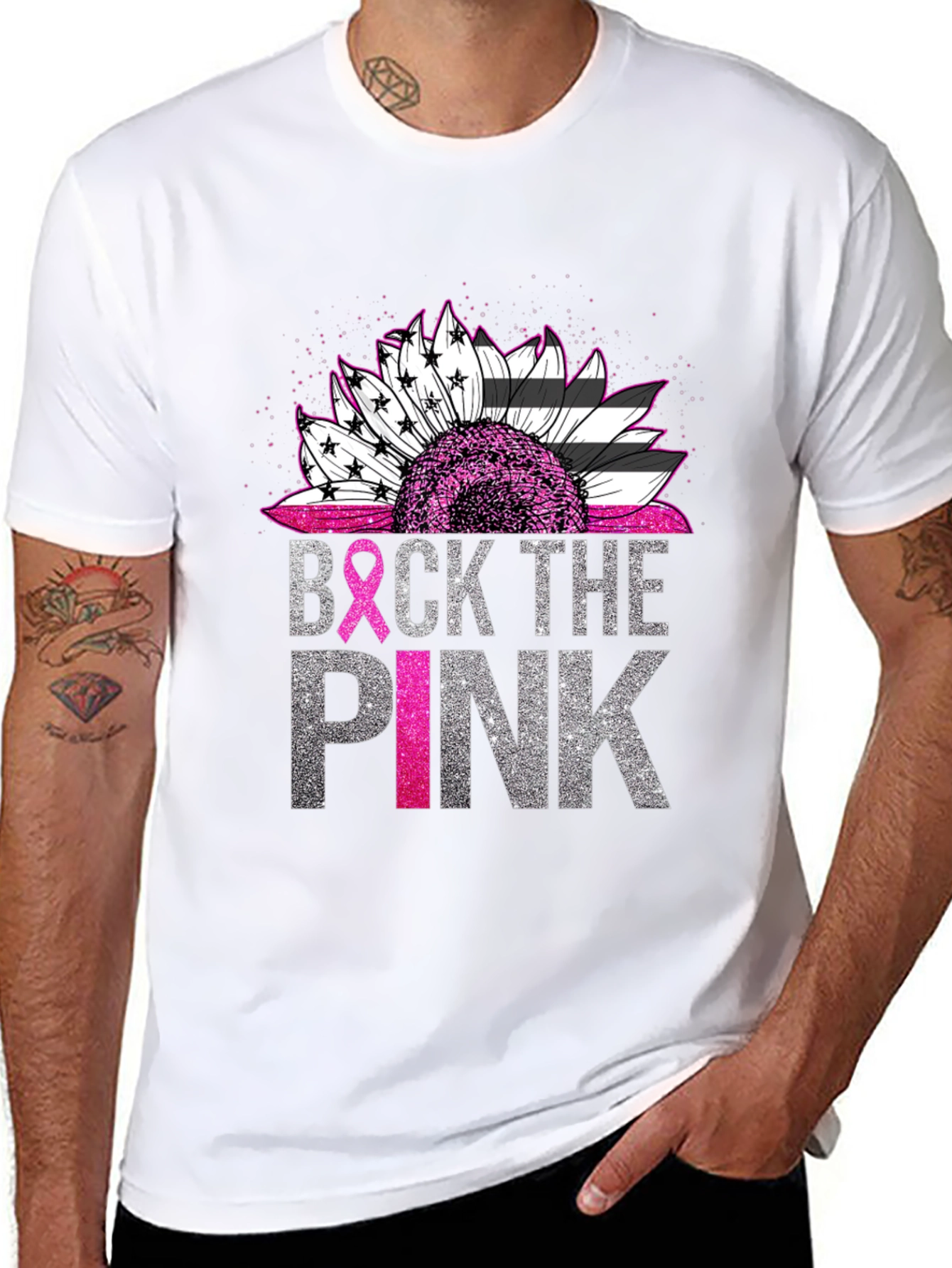 Back the Pink Breast Cancer Awareness T-Shirt