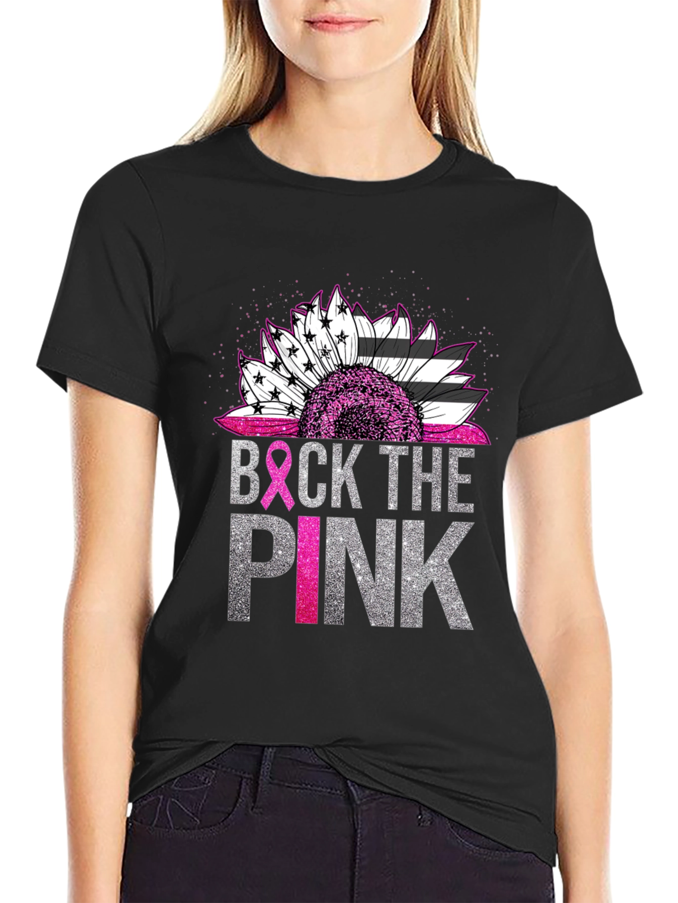 Back the Pink Breast Cancer Awareness T-Shirt