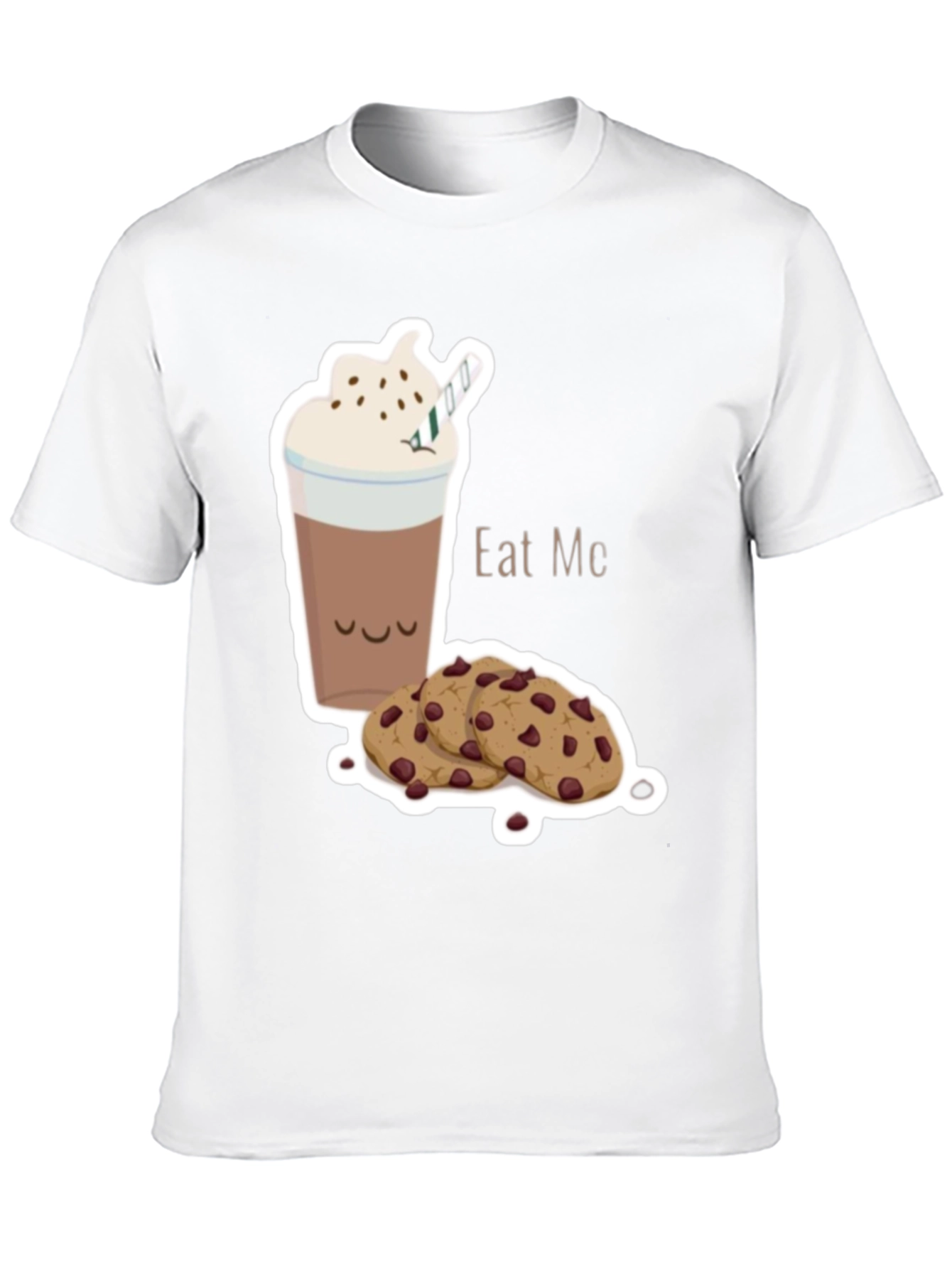 Eat Me Cookie and Drink Graphic T-Shirt