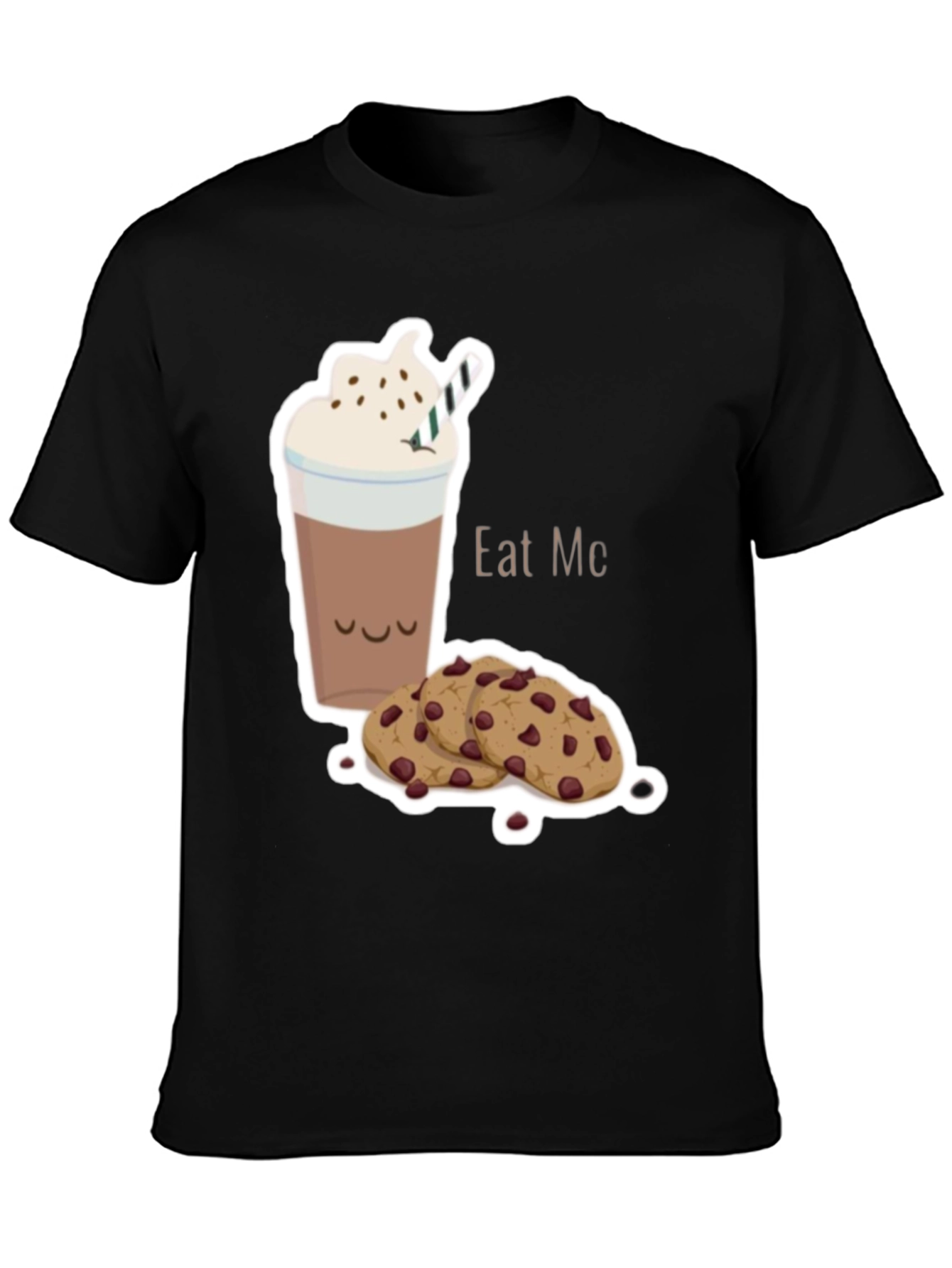 Eat Me Cookie and Drink Graphic T-Shirt