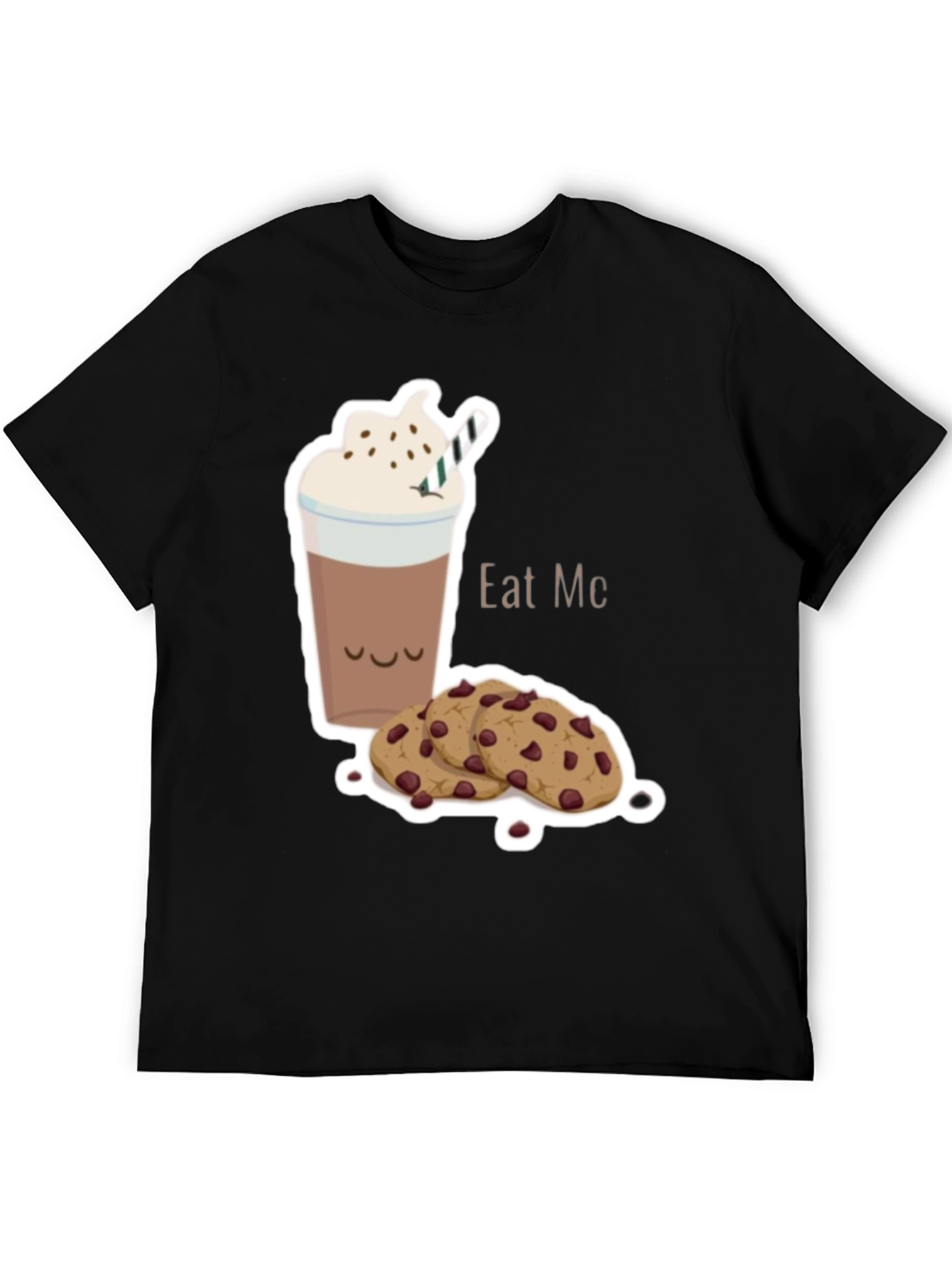Eat Me Cookie and Drink Graphic T-Shirt